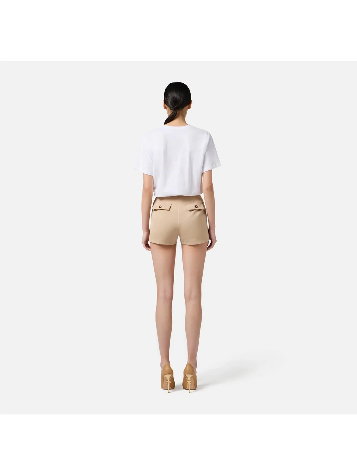 ELISABETTA FRANCHI T-shirt Donna  MA02456E2 270 GESSO - Image 5