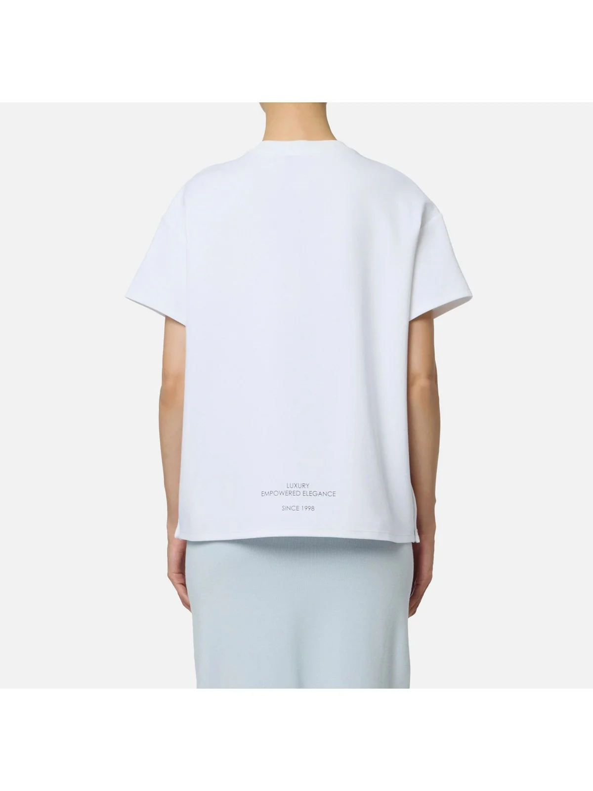 ELISABETTA FRANCHI T-shirt Donna  MA02756E2 270 GESSO - Image 4
