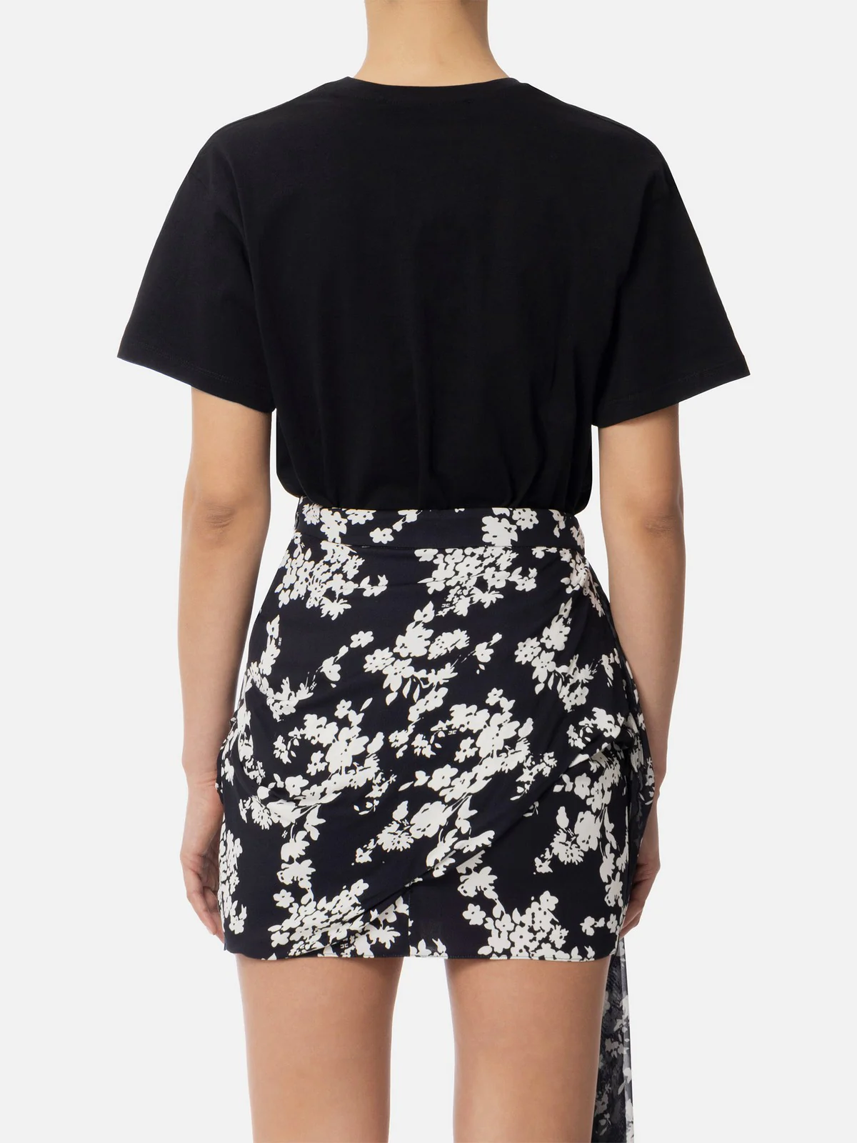 ELISABETTA FRANCHI T-shirt Donna  MA60N51E2-110 Nero - Image 4