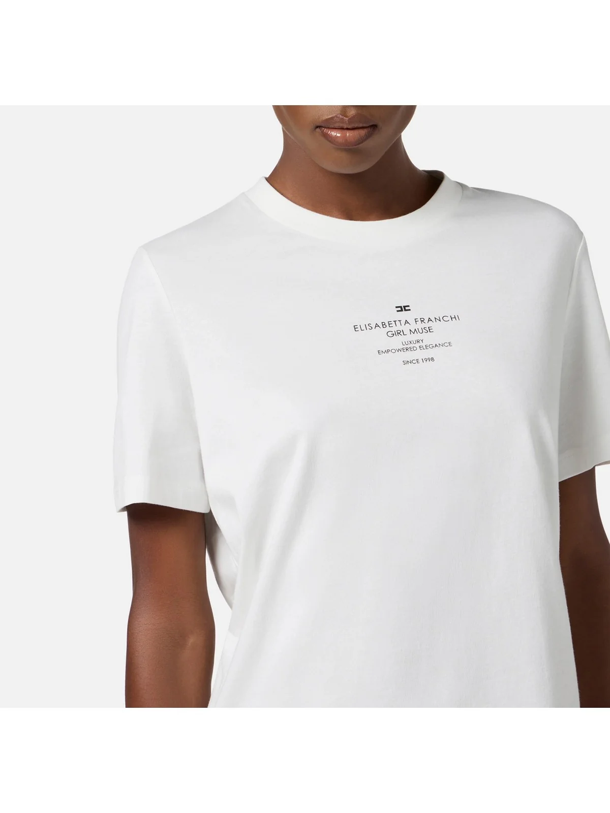 ELISABETTA FRANCHI T-shirt Donna  MA63D56E2 270 GESSO - Image 3