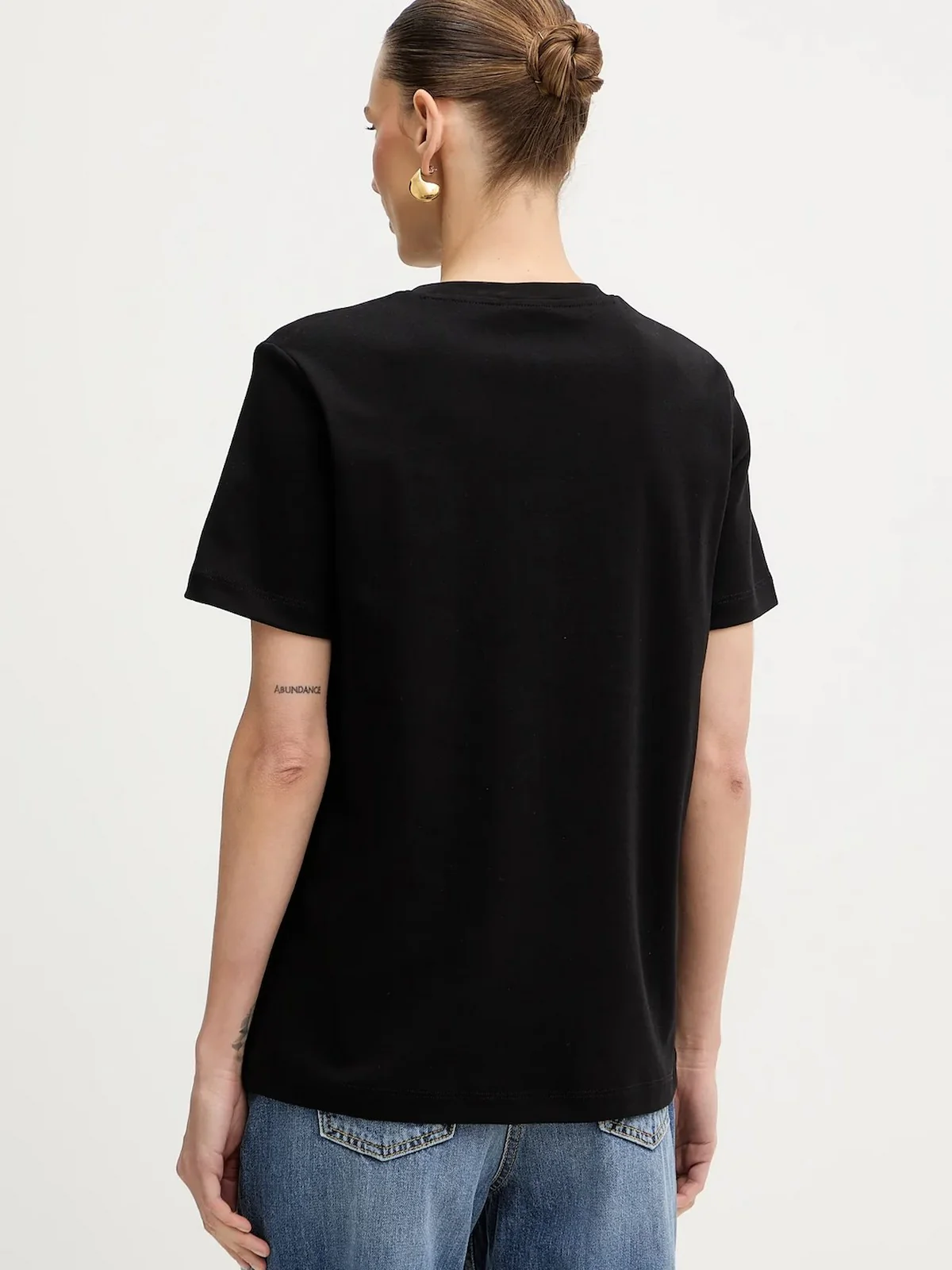 ELISABETTA FRANCHI T-shirt Donna  MA69P61E2 110 Nero - Image 3