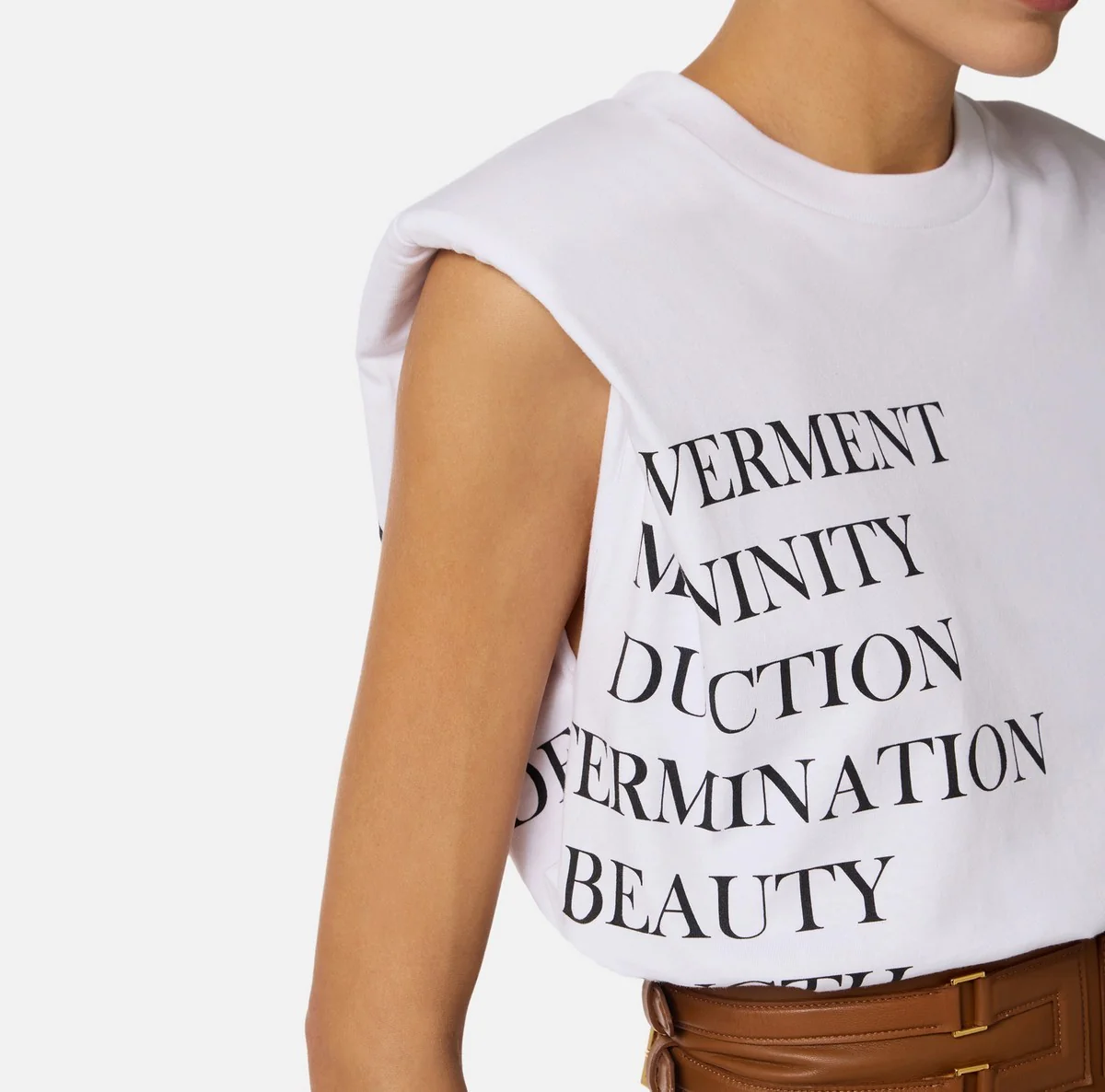 ELISABETTA FRANCHI T-shirt Donna  MA70P61E2 270 GESSO - Image 2