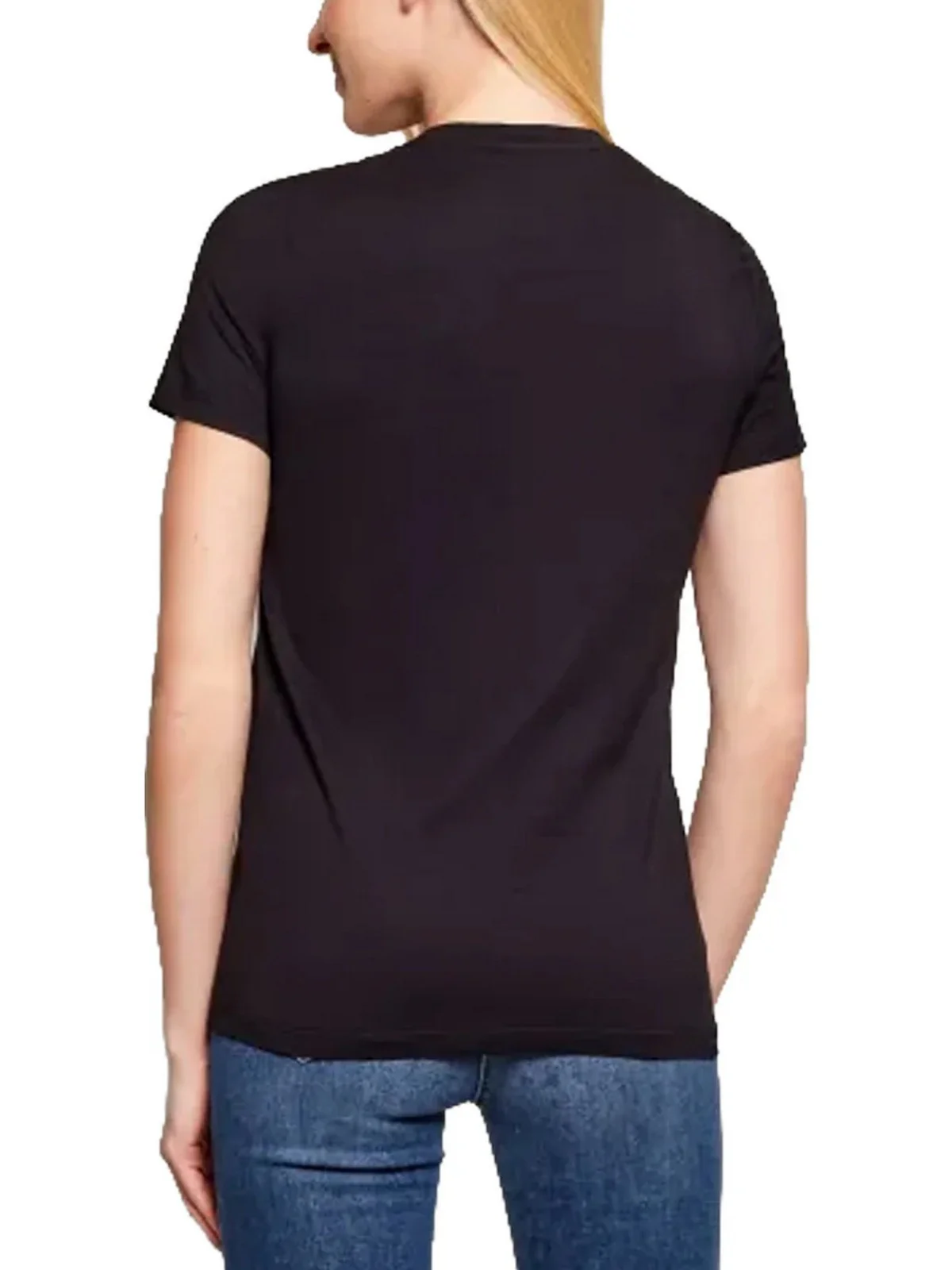 ELISABETTA FRANCHI T-shirt Donna MA71G61E2 110 Nero - Image 3