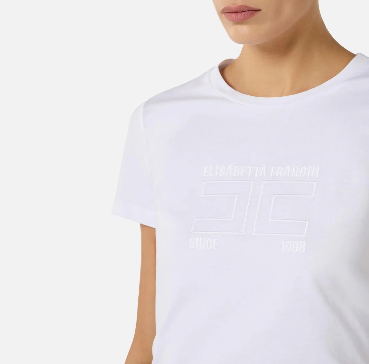 ELISABETTA FRANCHI T-shirt Donna  MA71G61E2 270 GESSO - Image 2