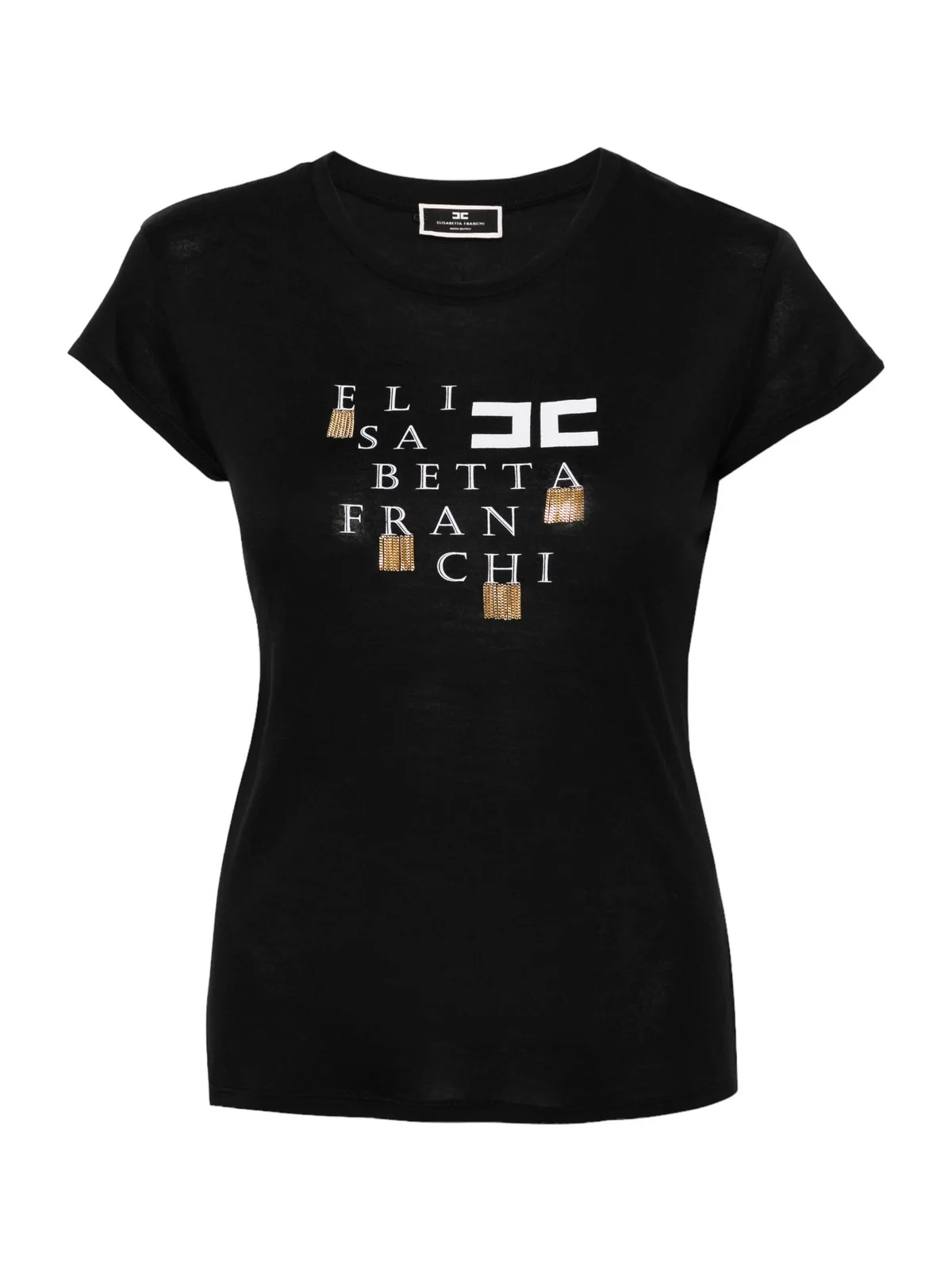 ELISABETTA FRANCHI T-Shirt e Polo Donna MA00841E2 110 Nero