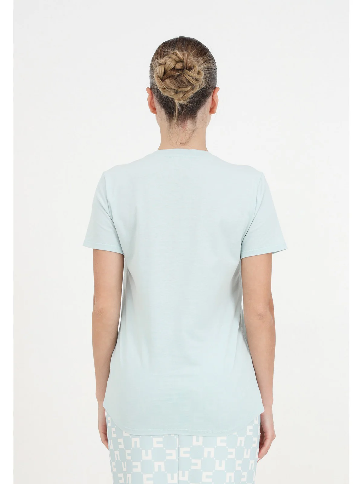 ELISABETTA FRANCHI T-Shirt e Polo Donna MA01141E2 BV9 Verde - Image 4