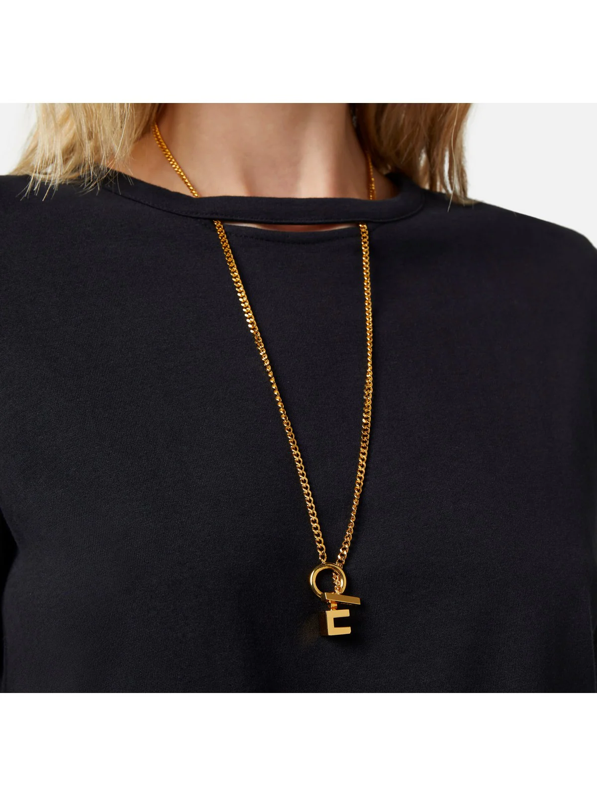 ELISABETTA FRANCHI T-Shirt e Polo Donna MA01741E2 110 Nero - Image 4