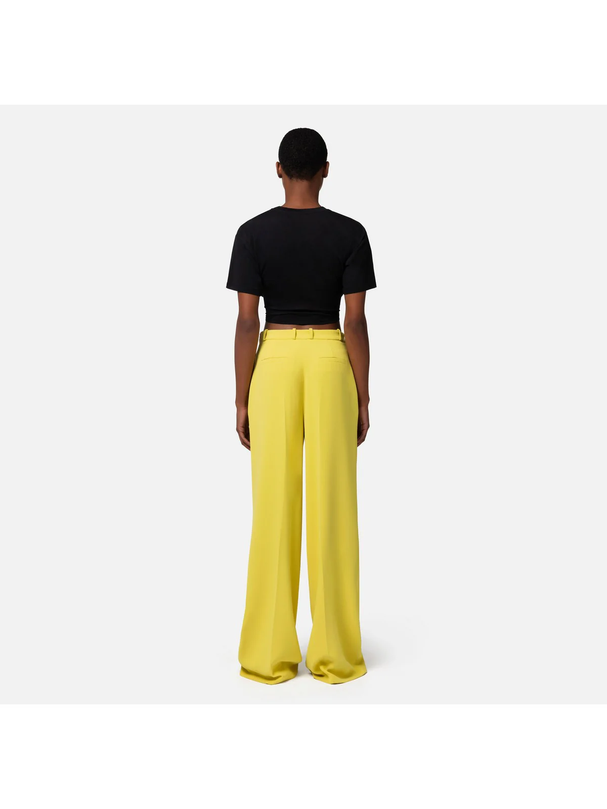 ELISABETTA FRANCHI T-Shirt e Polo Donna MA02041E2 110 Nero - Image 3