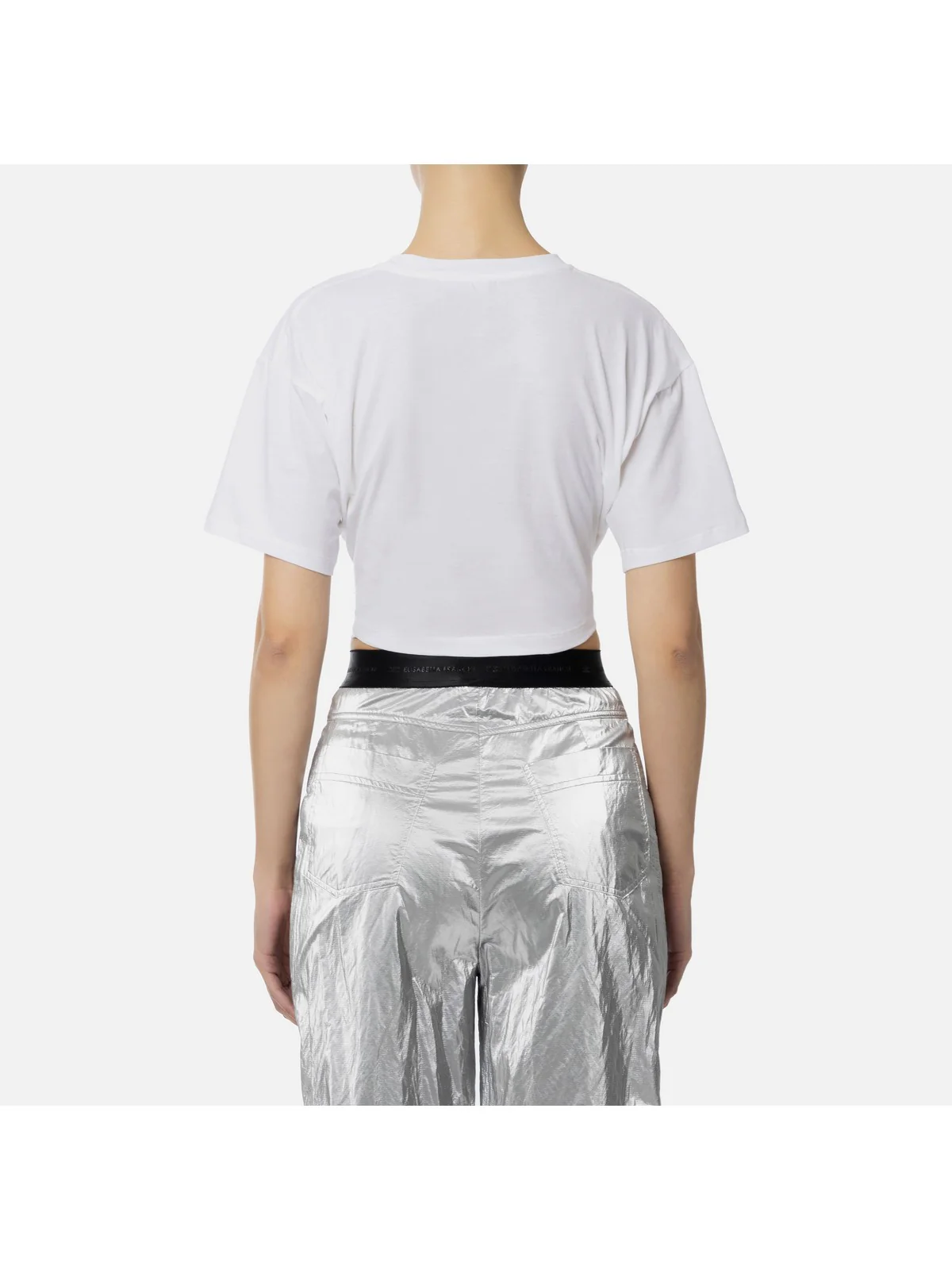 ELISABETTA FRANCHI T-Shirt e Polo Donna  MA02041E2 270 Bianco - Image 3