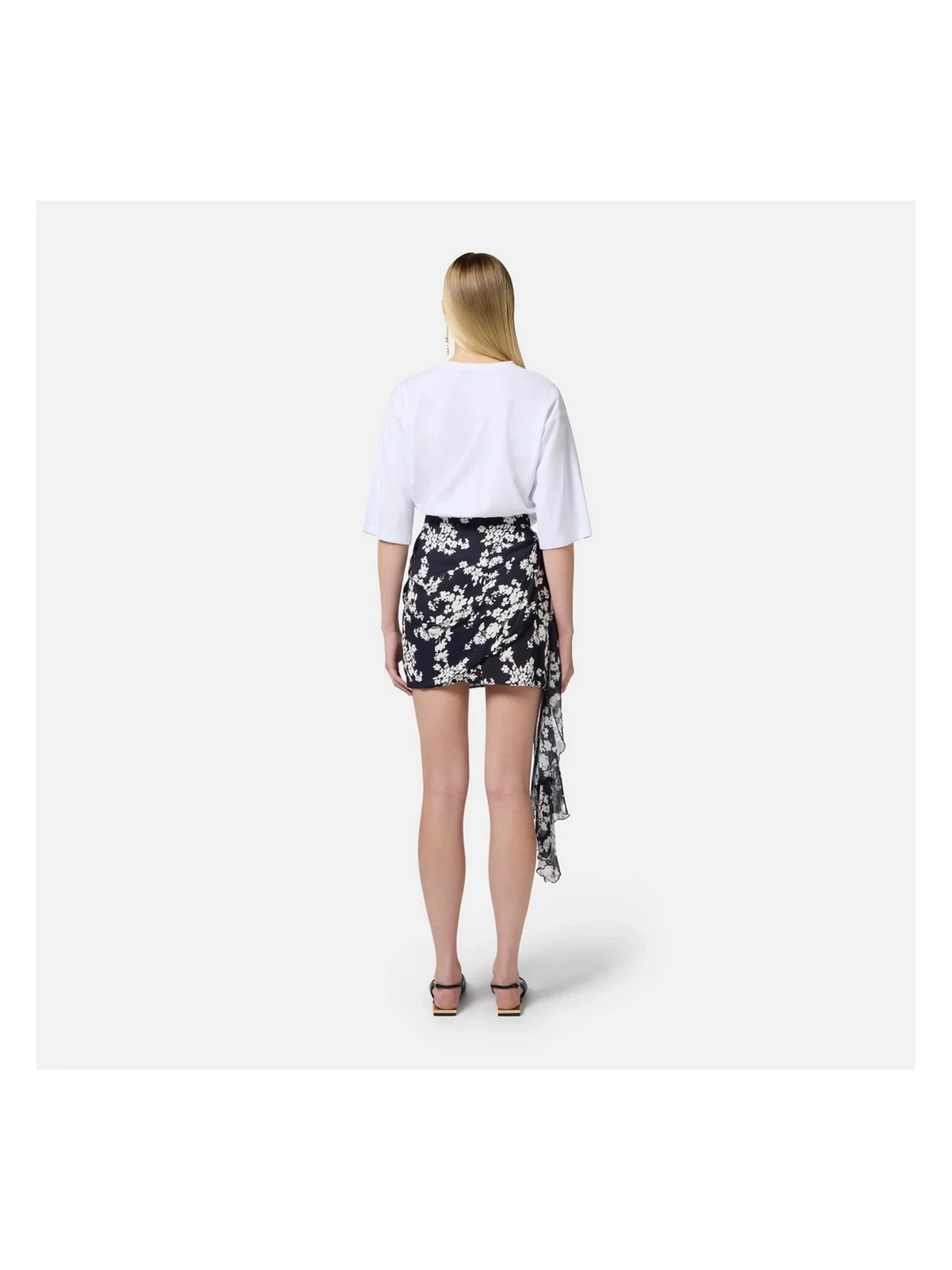 ELISABETTA FRANCHI T-shirt Donna  MA03551E2-270 Bianco - Image 5