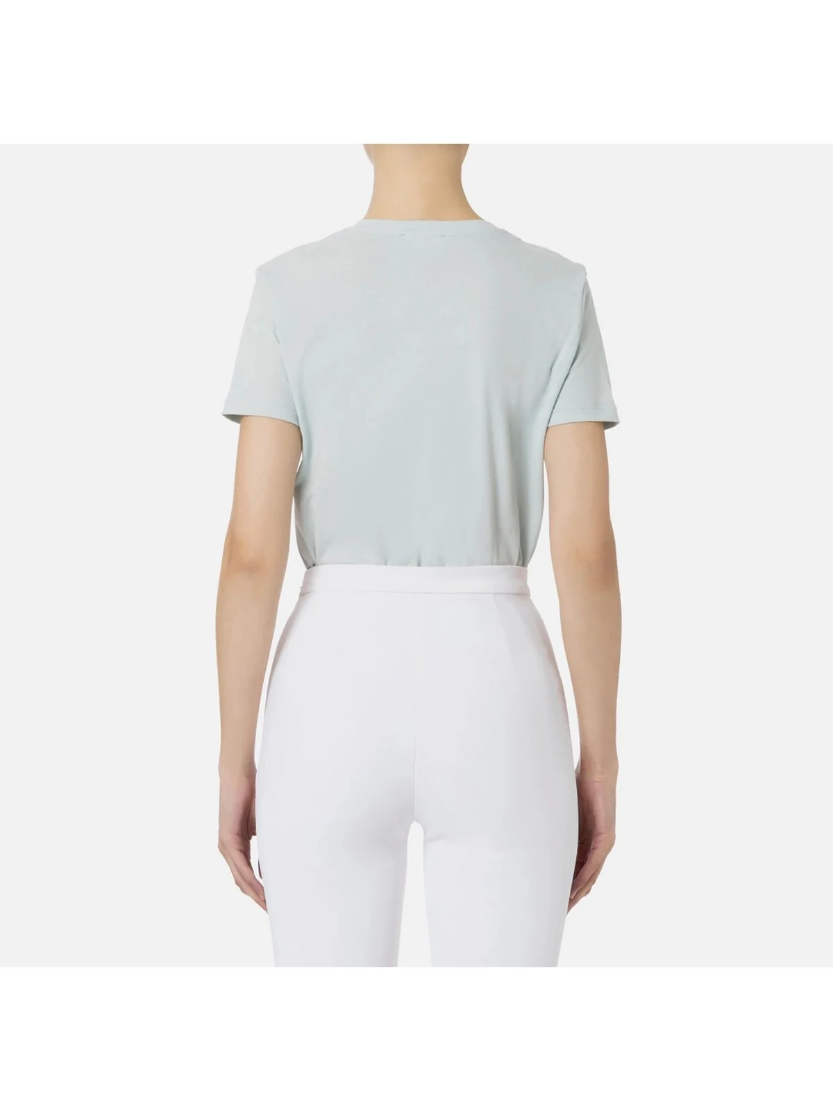ELISABETTA FRANCHI T-Shirt e Polo Donna MA52N41E2 BV9 Verde - Image 4
