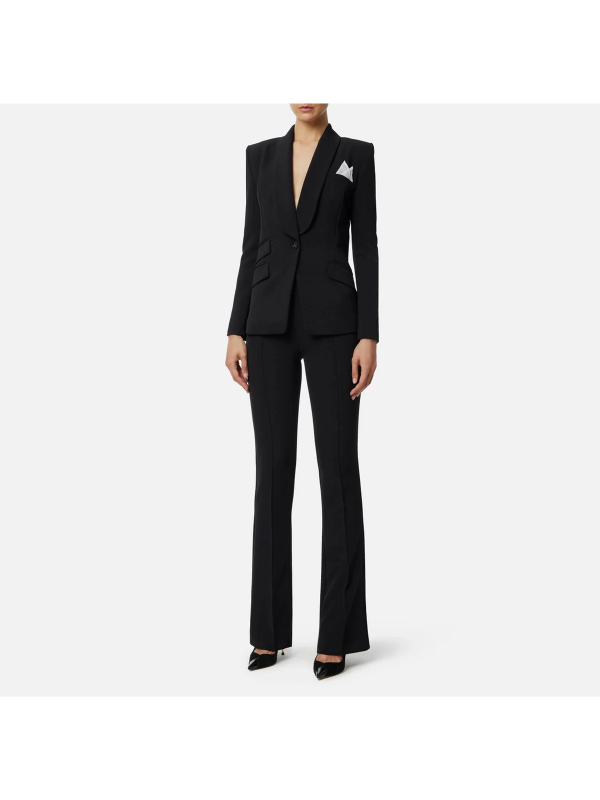 ELISABETTA FRANCHI Tailleur Donna  TP00156E2 110 Nero - Image 4