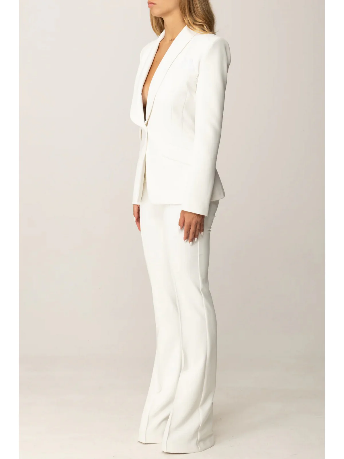 ELISABETTA FRANCHI Tailleur Donna  TP00156E2 360 Avorio - Image 3