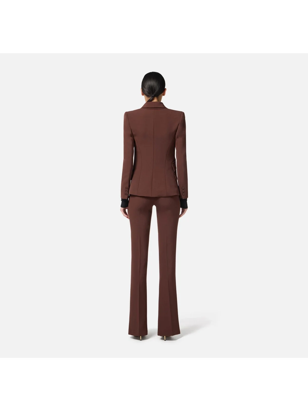 ELISABETTA FRANCHI Tailleur Donna  TP00156E2 EA3 COFFEE - Image 3