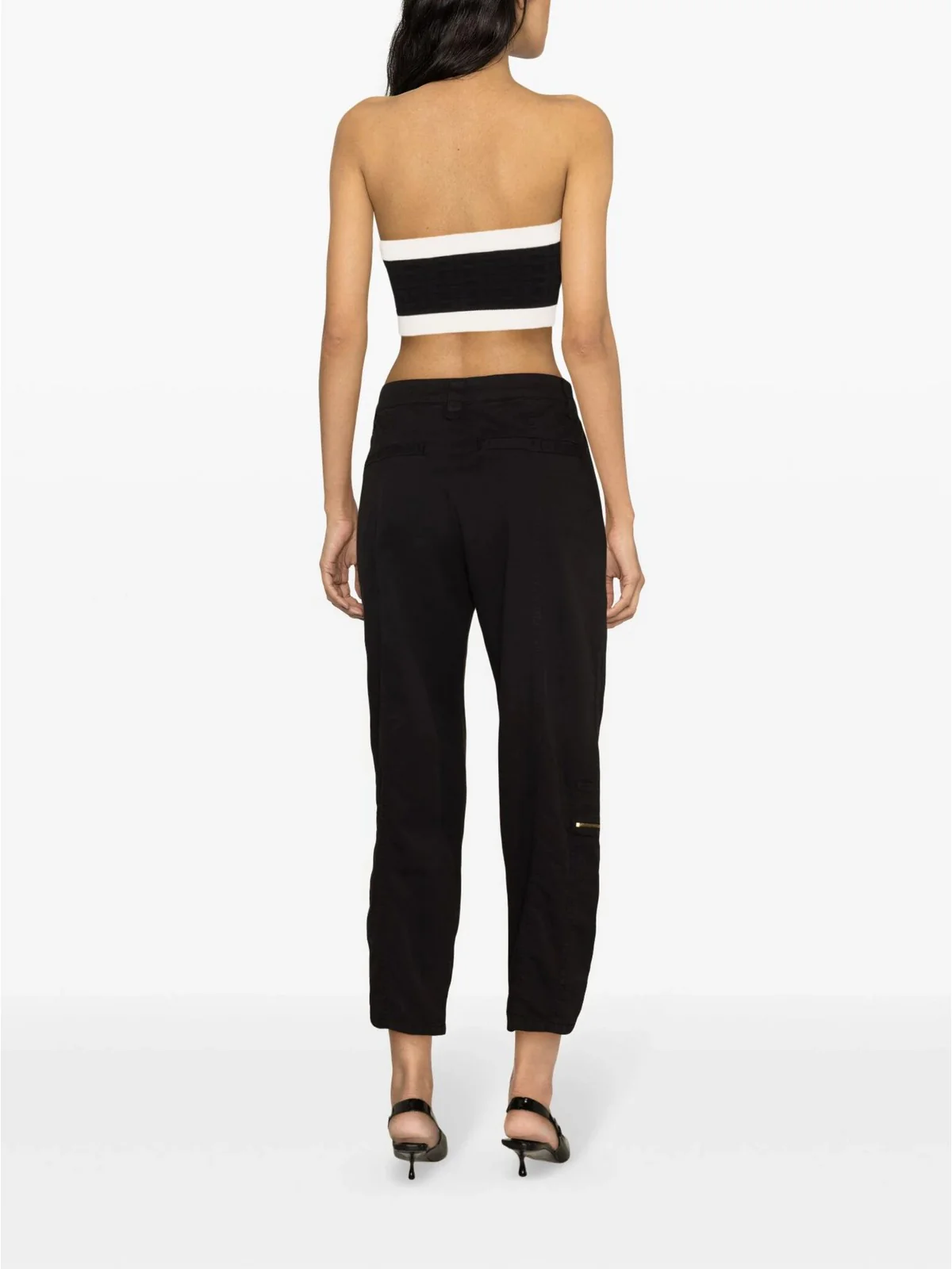 ELISABETTA FRANCHI Top Donna TK15B42E2 110 Nero - Image 4