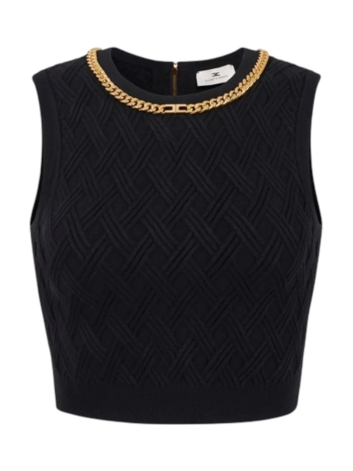 ELISABETTA FRANCHI Top Donna TK60B56E2 110 Nero