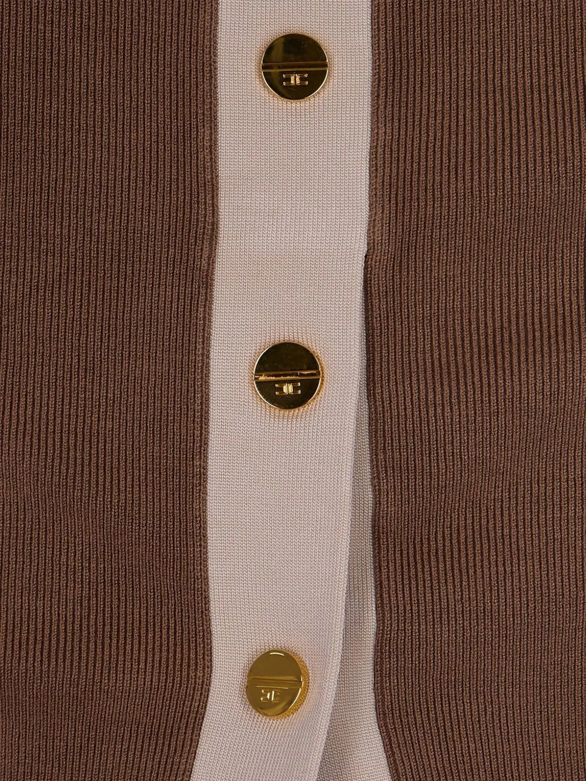 ELISABETTA FRANCHI Top Donna TK72S61E2 727 ARGILLA/BURRO - Image 2