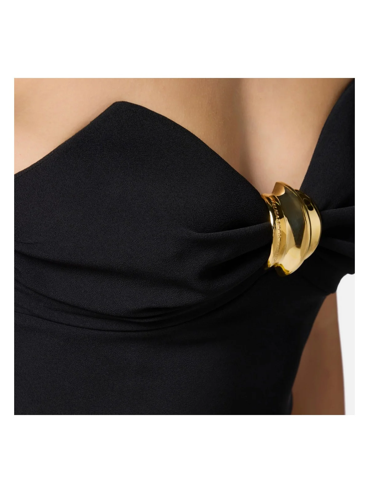 ELISABETTA FRANCHI Top Donna  TO01851E2-110 Nero - Image 4