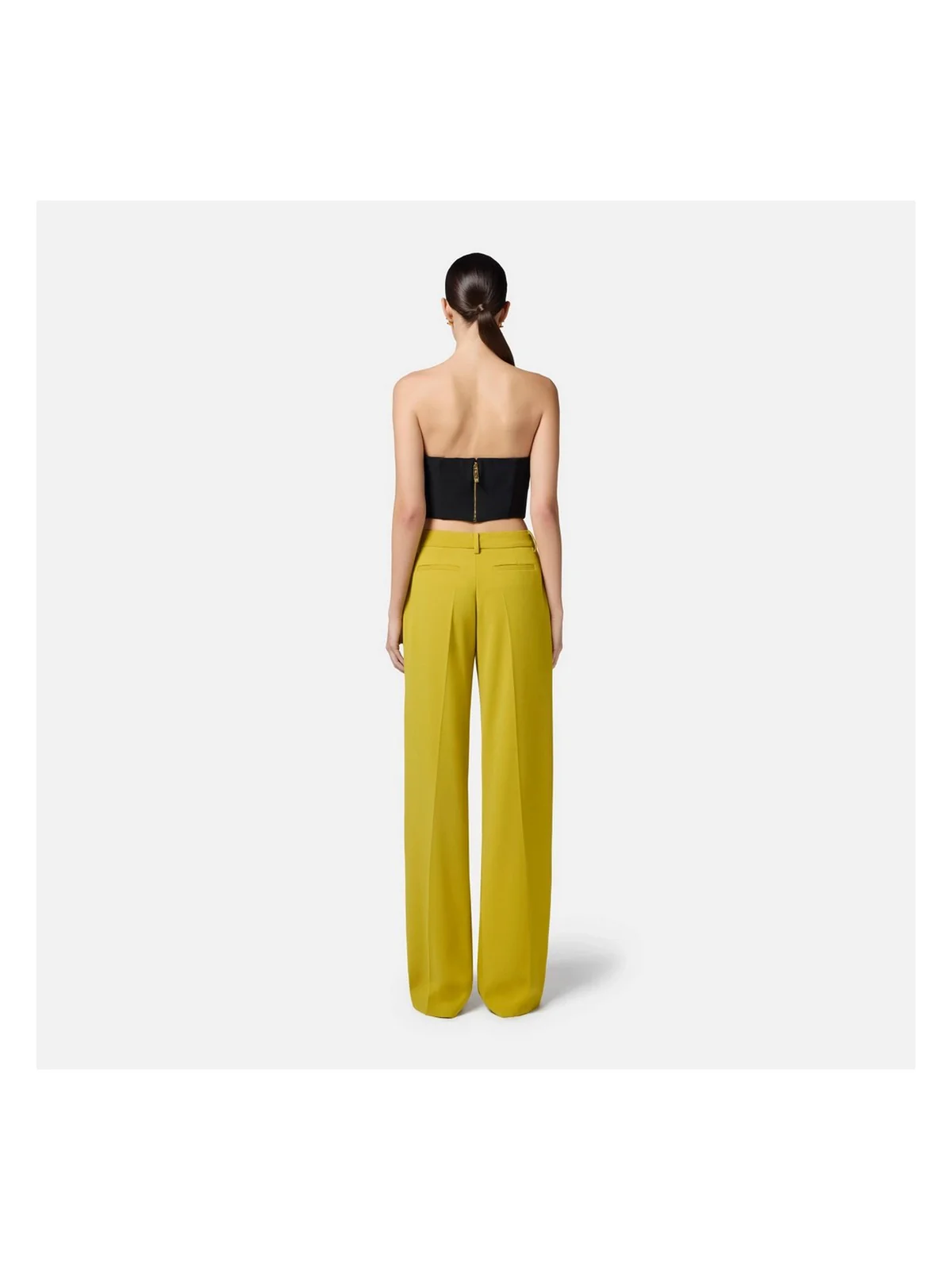 ELISABETTA FRANCHI Top Donna  TO01851E2-110 Nero - Image 5