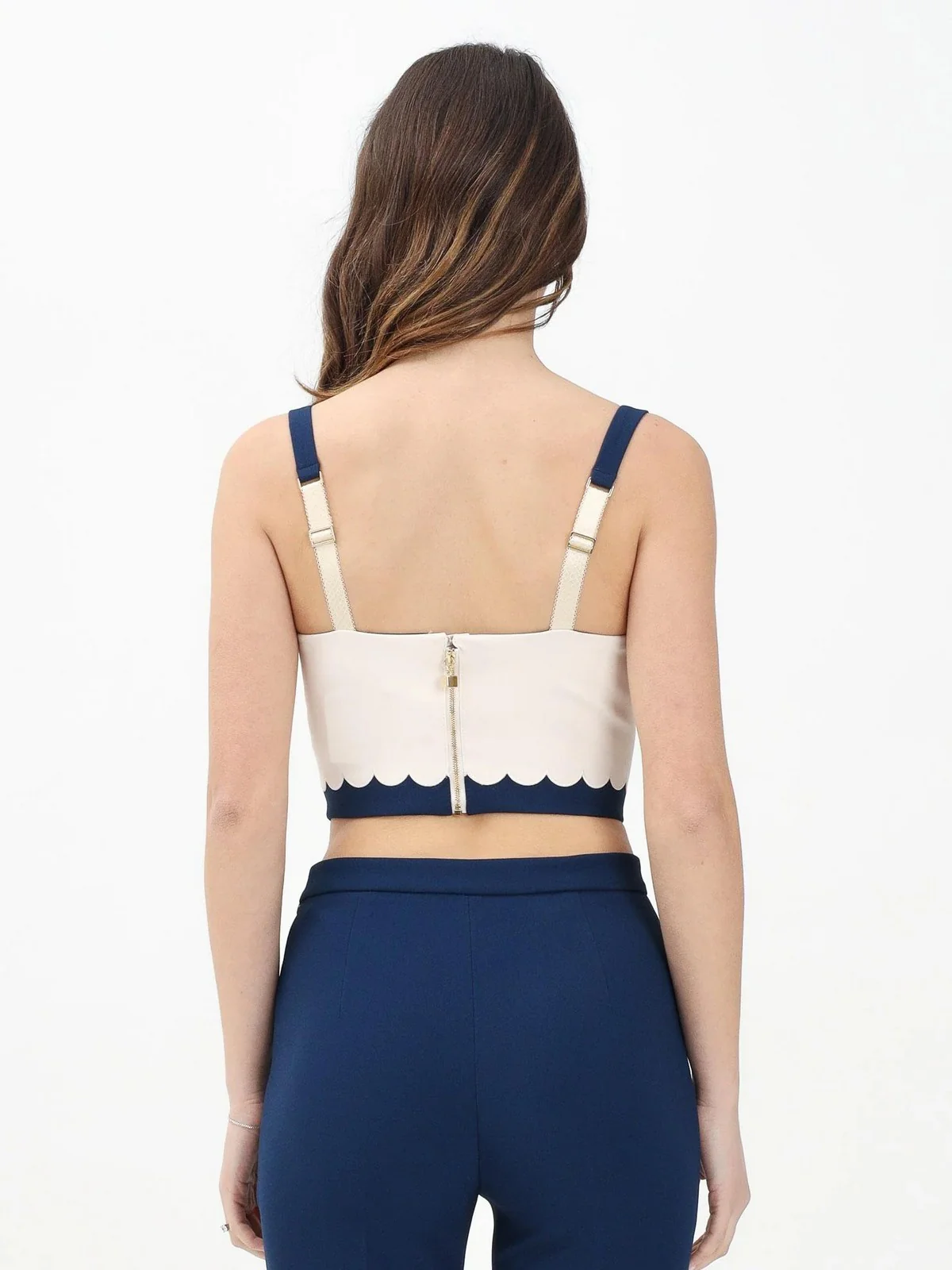 ELISABETTA FRANCHI Top Donna  TO01952E2-DN9 Blu - Image 4