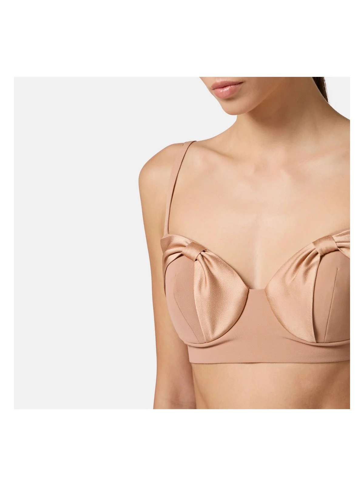 ELISABETTA FRANCHI Top Donna  TO03051E2-283 Beige - Image 4
