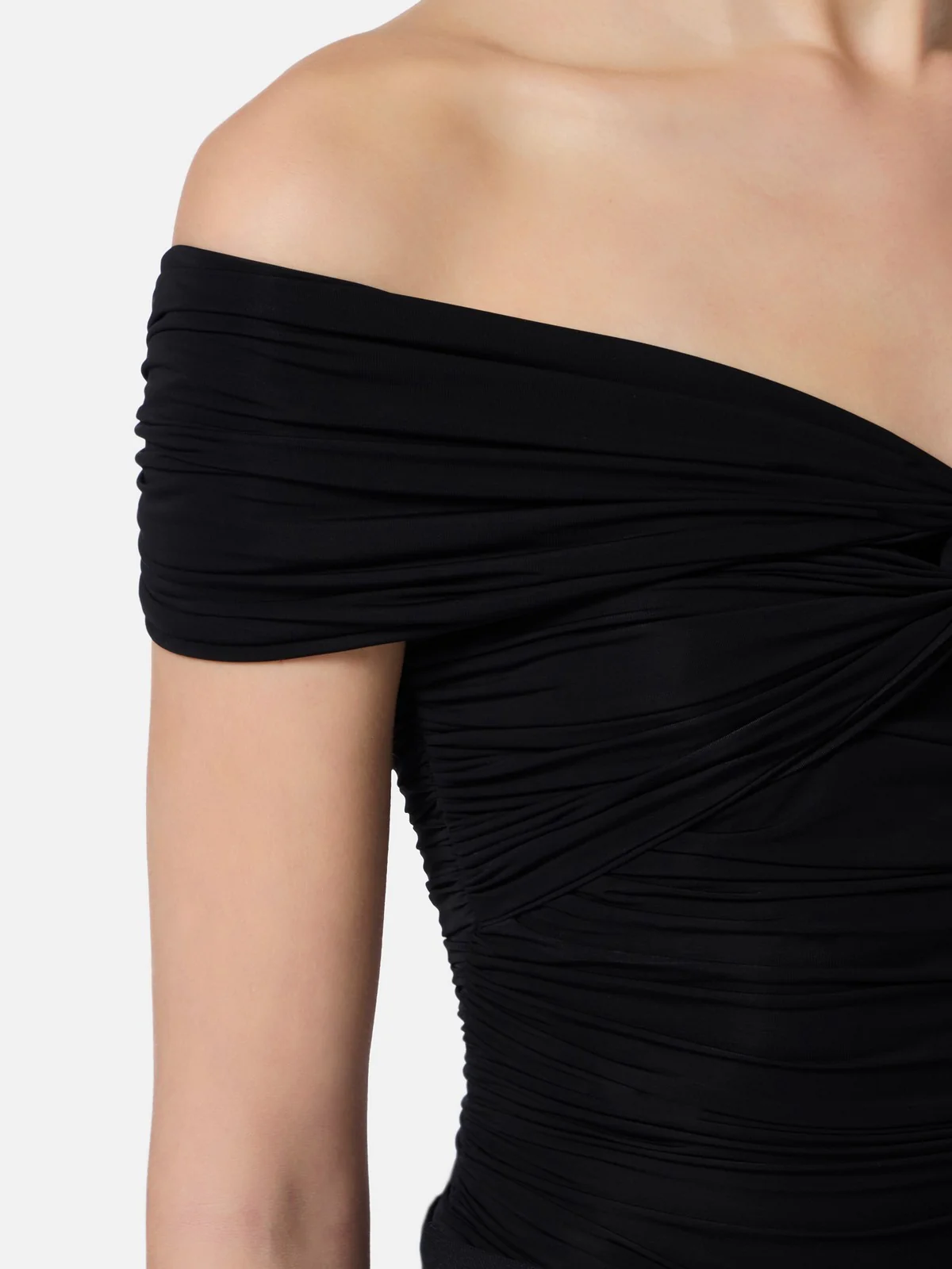 ELISABETTA FRANCHI Top Donna TO03852E2-110 Nero - Image 4