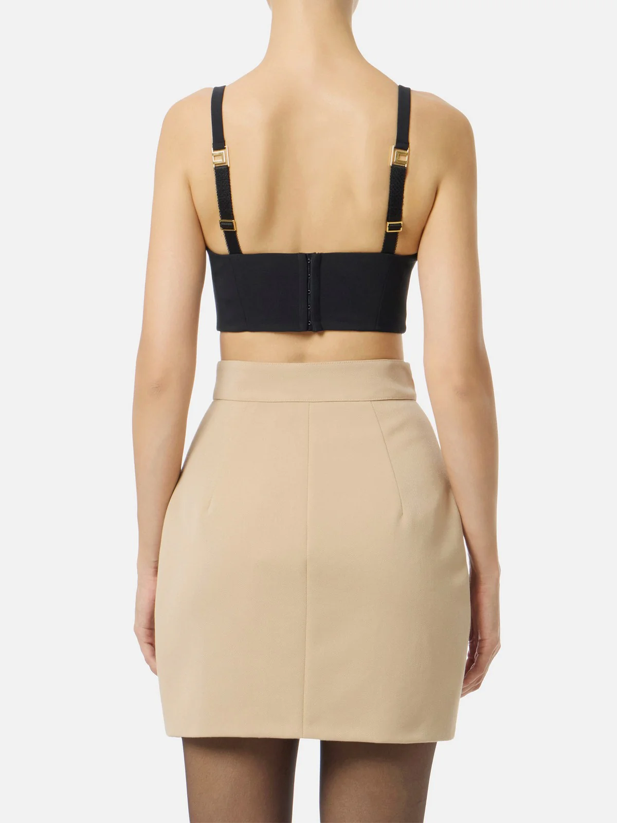 ELISABETTA FRANCHI Top Donna  TO04857E2 110 Nero - Image 4