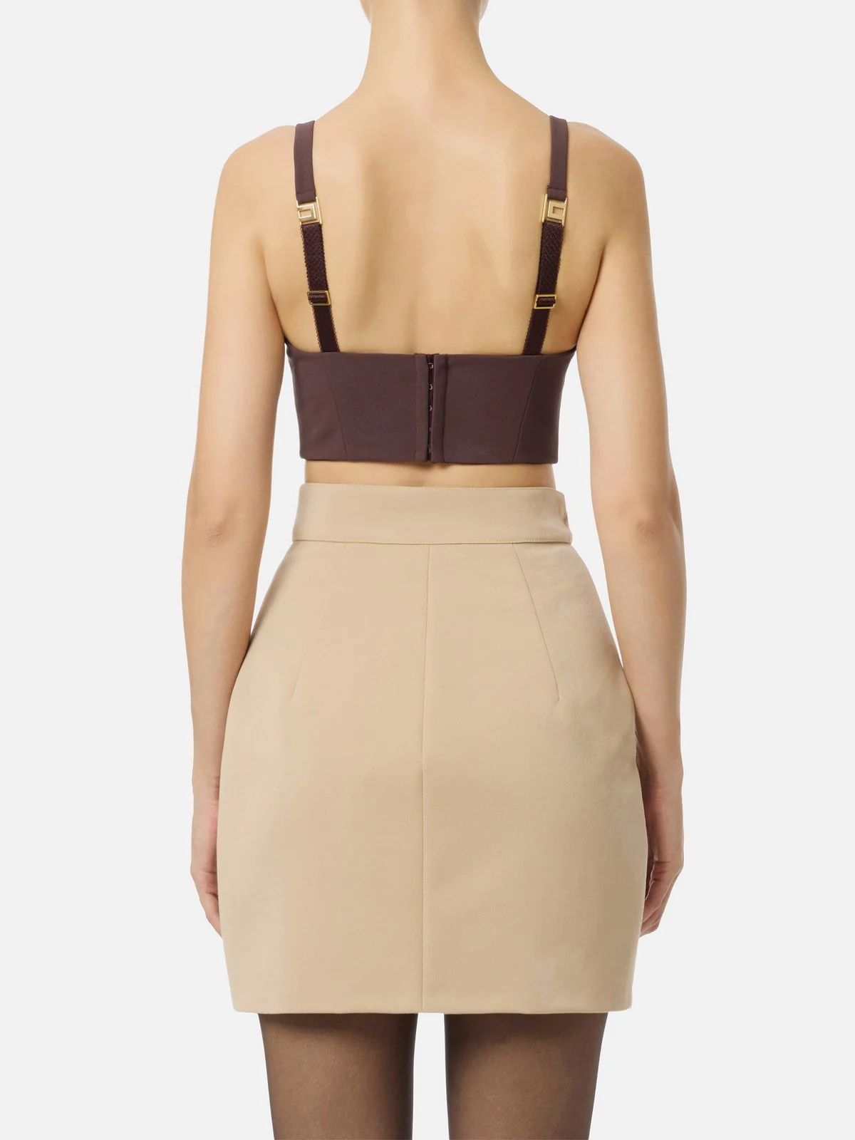 ELISABETTA FRANCHI Top Donna TO04857E2 EA4 MERLOT - Image 4