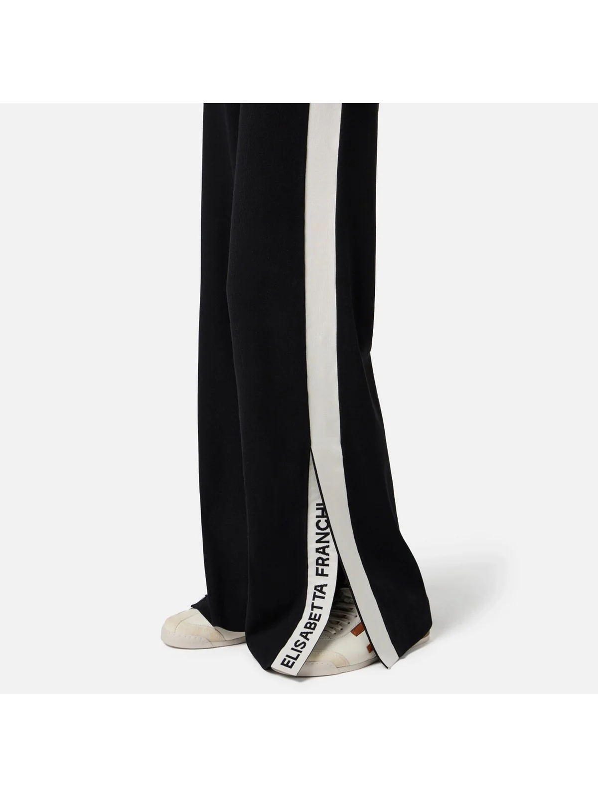 ELISABETTA FRANCHI Tuta Donna KT61S56E2 EF3 NERO/MILK - Image 4