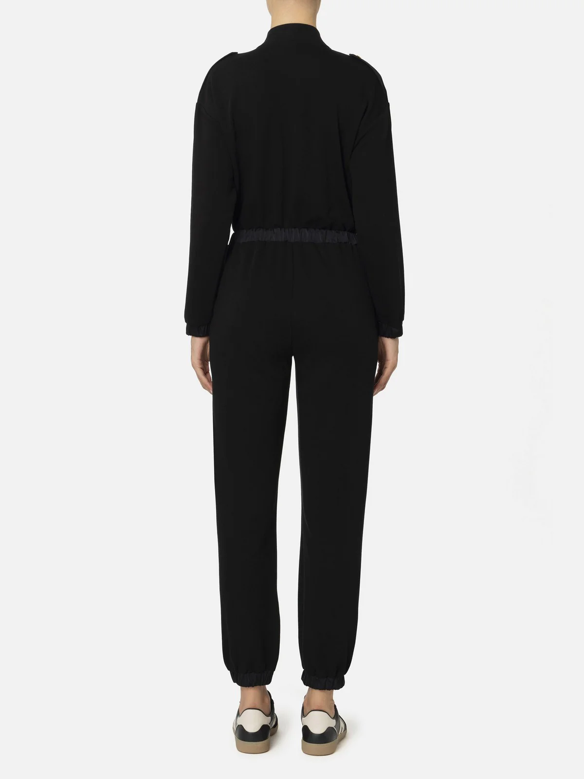 ELISABETTA FRANCHI Tuta Donna  TU01146E2 110 Nero - Image 4
