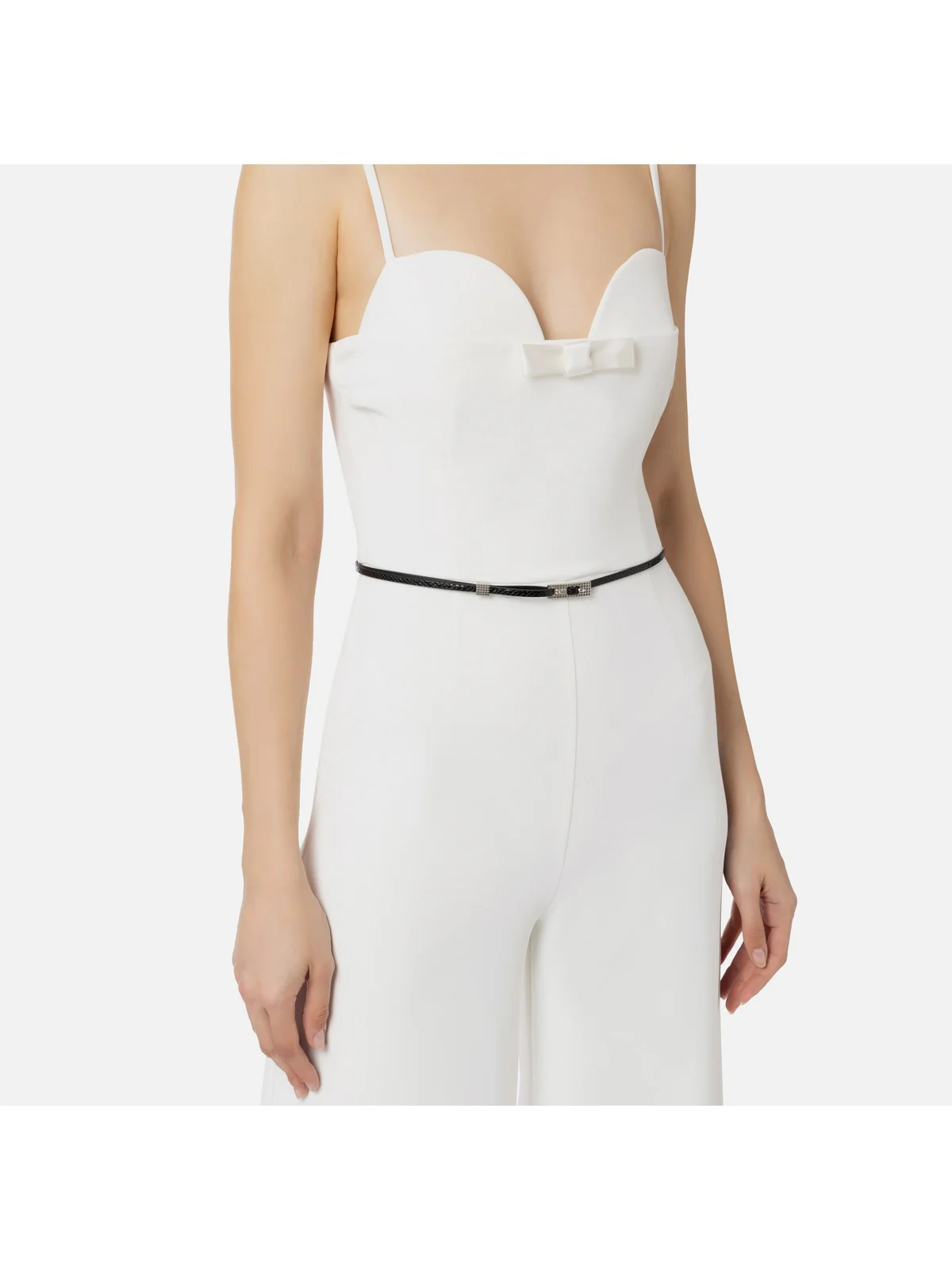 ELISABETTA FRANCHI Tuta Donna  TU02942E2 360 Avorio - Image 3