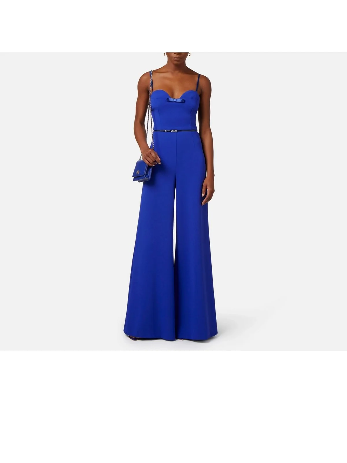 ELISABETTA FRANCHI Tuta Donna  TU02942E2 828 Blu - Image 3