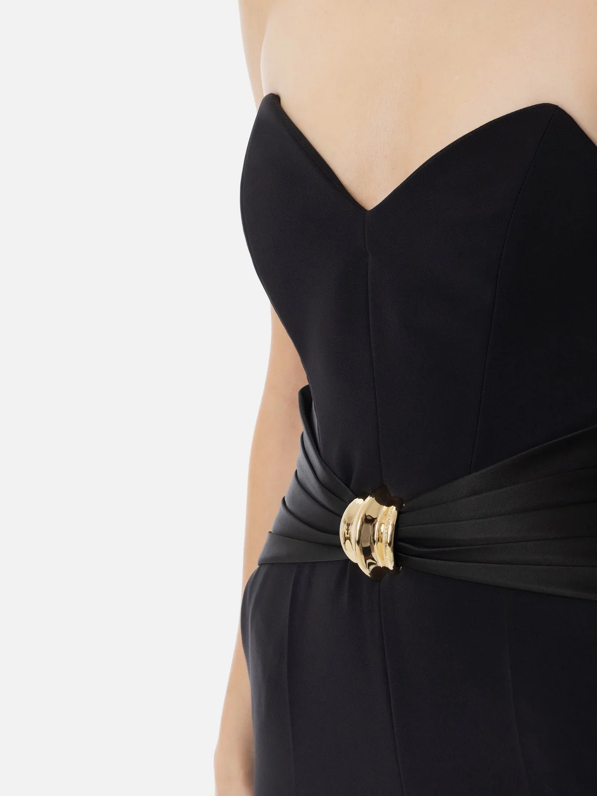 ELISABETTA FRANCHI Tuta Donna  TU03951E2-110 Nero - Image 3