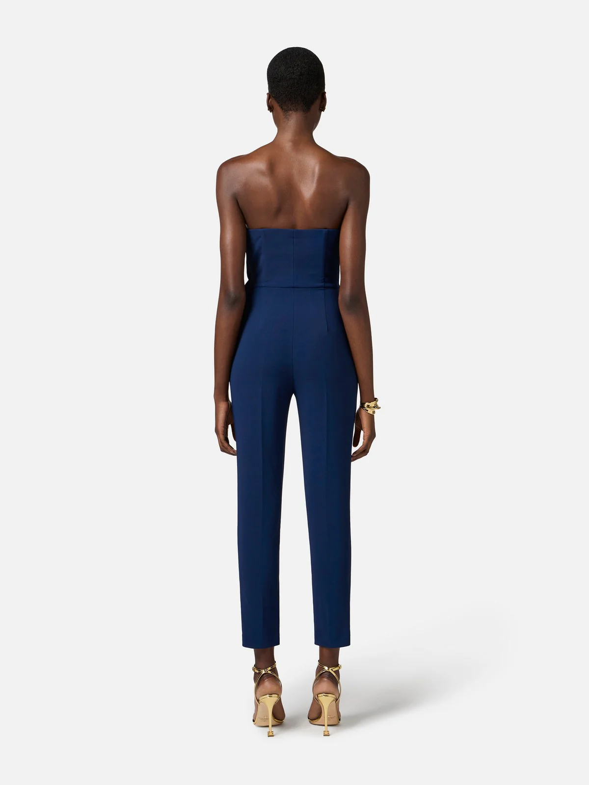 ELISABETTA FRANCHI Tuta Donna  TU03951E2-DC8 Blu - Image 5