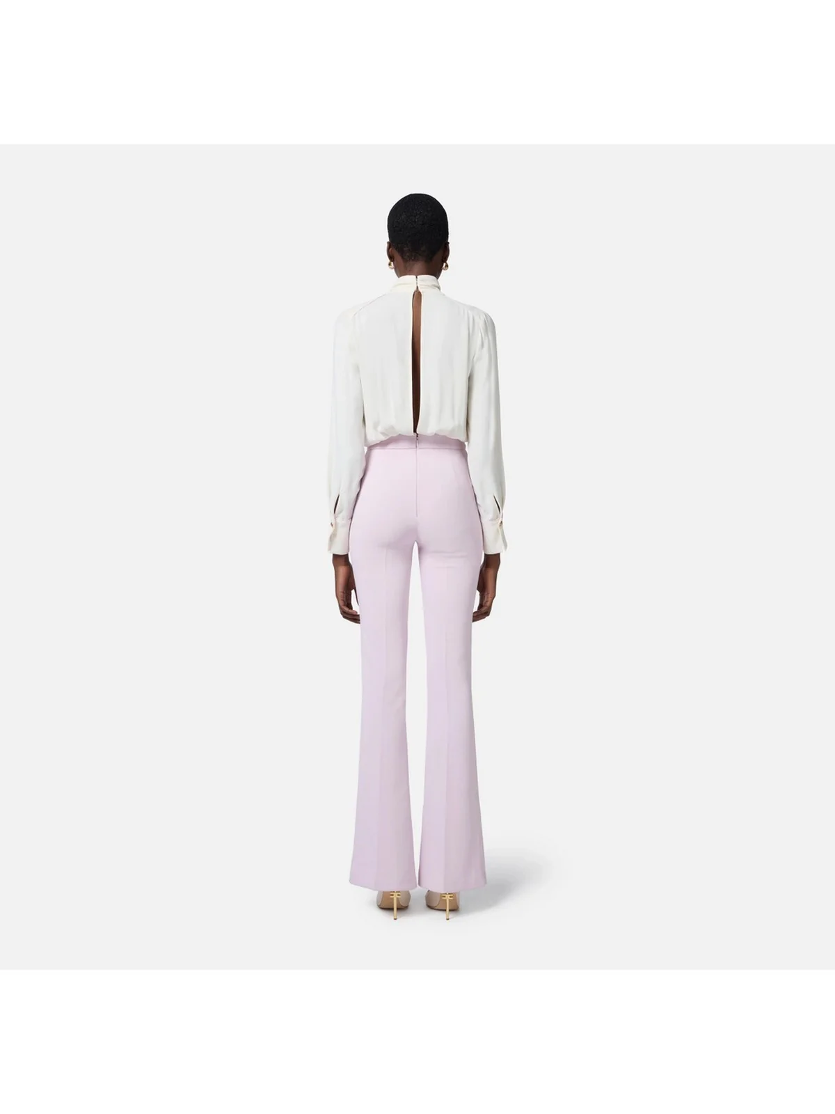 ELISABETTA FRANCHI Tuta Donna TU04251E2-DO5 Beige - Image 5