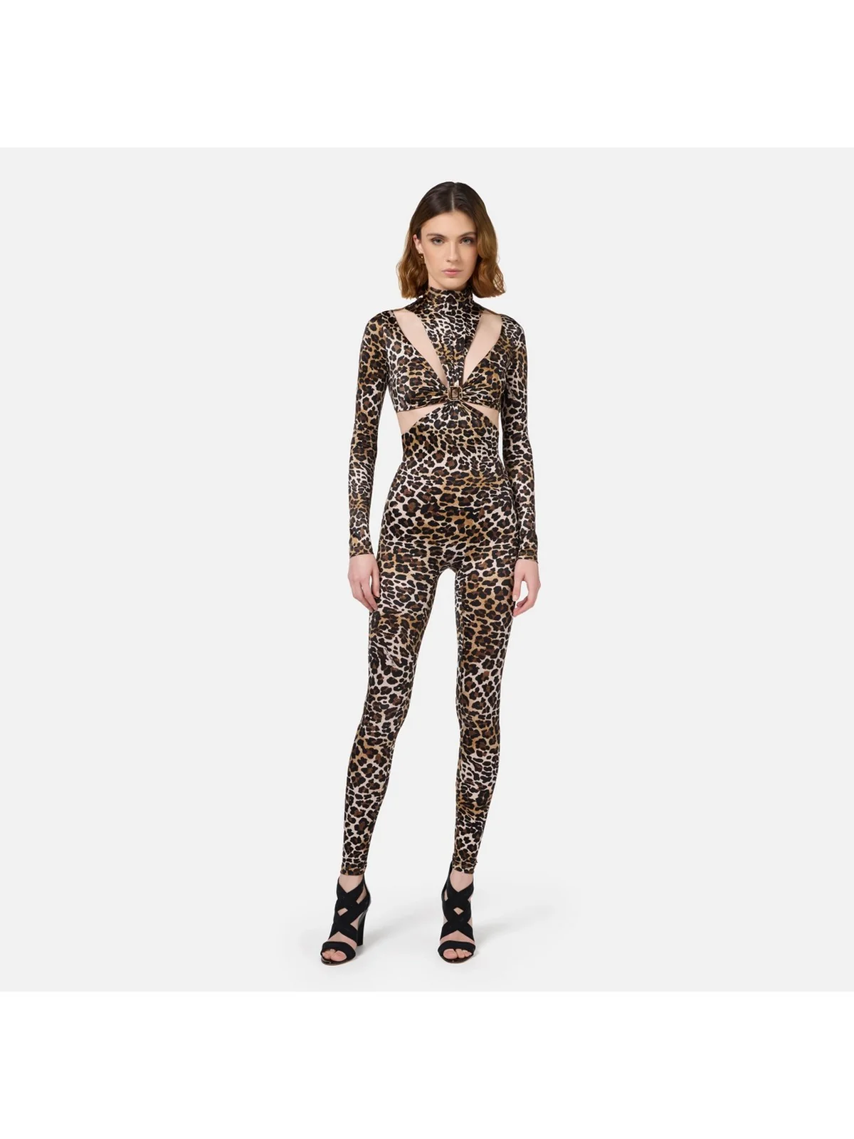 ELISABETTA FRANCHI Tuta Donna  TUS3247E2 B85 Marrone - Image 2