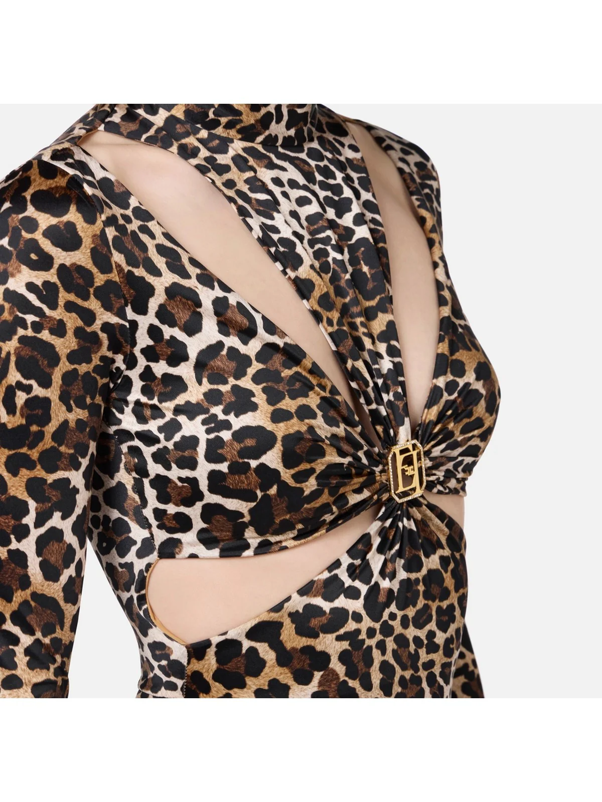 ELISABETTA FRANCHI Tuta Donna  TUS3247E2 B85 Marrone - Image 4