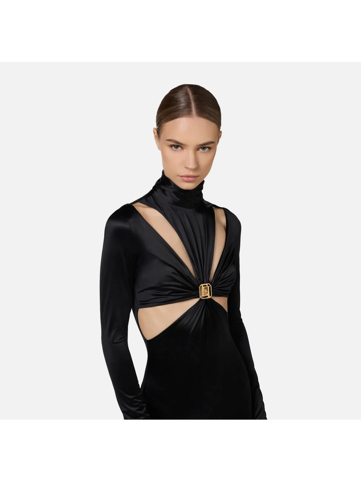 ELISABETTA FRANCHI Tuta Donna  TUT3247E2 110 Nero - Image 3