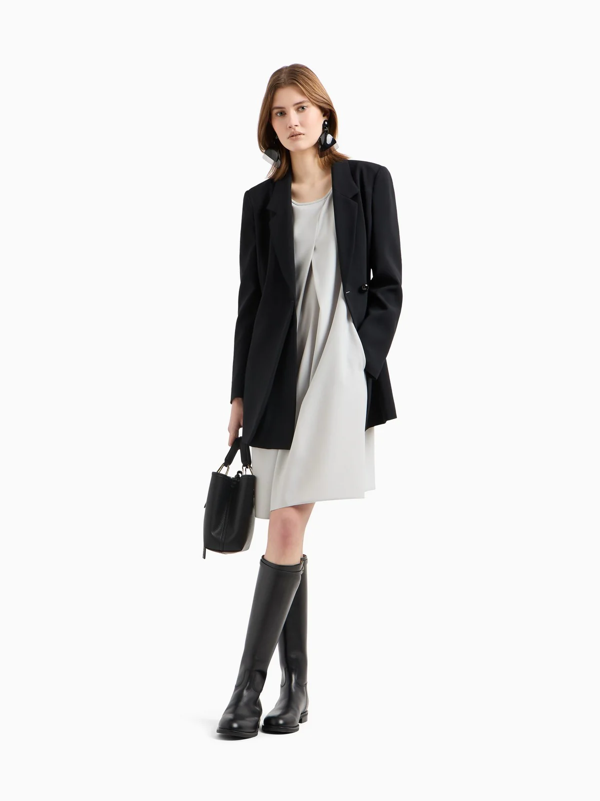 EMPORIO ARMANI Abito Donna EW000831 AF10206 U8011 Grigio - Image 2