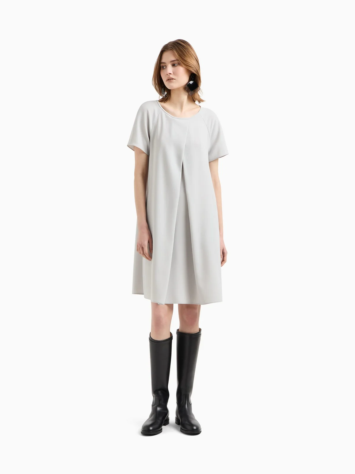 EMPORIO ARMANI Abito Donna EW000831 AF10206 U8011 Grigio - Image 4