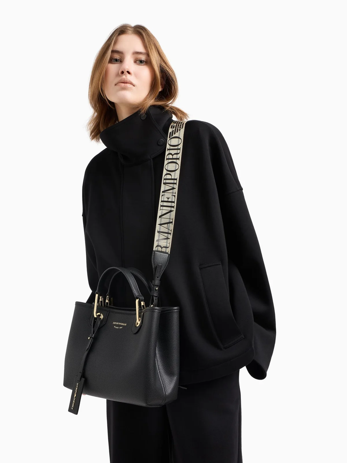 EMPORIO ARMANI Borsa Donna  EW000361 AF12103 MC032 Nero - Image 8