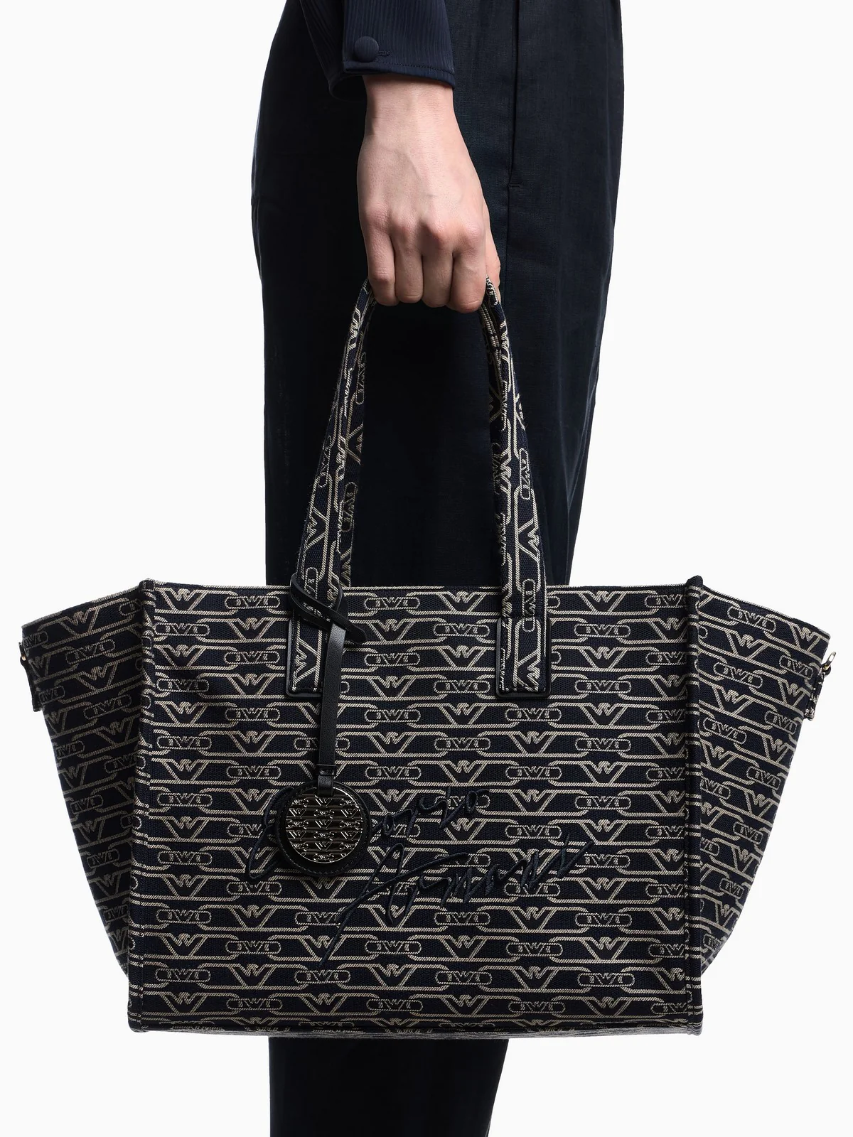 EMPORIO ARMANI Borsa Donna EW000370 AF12993 FB237 Blu - Image 6