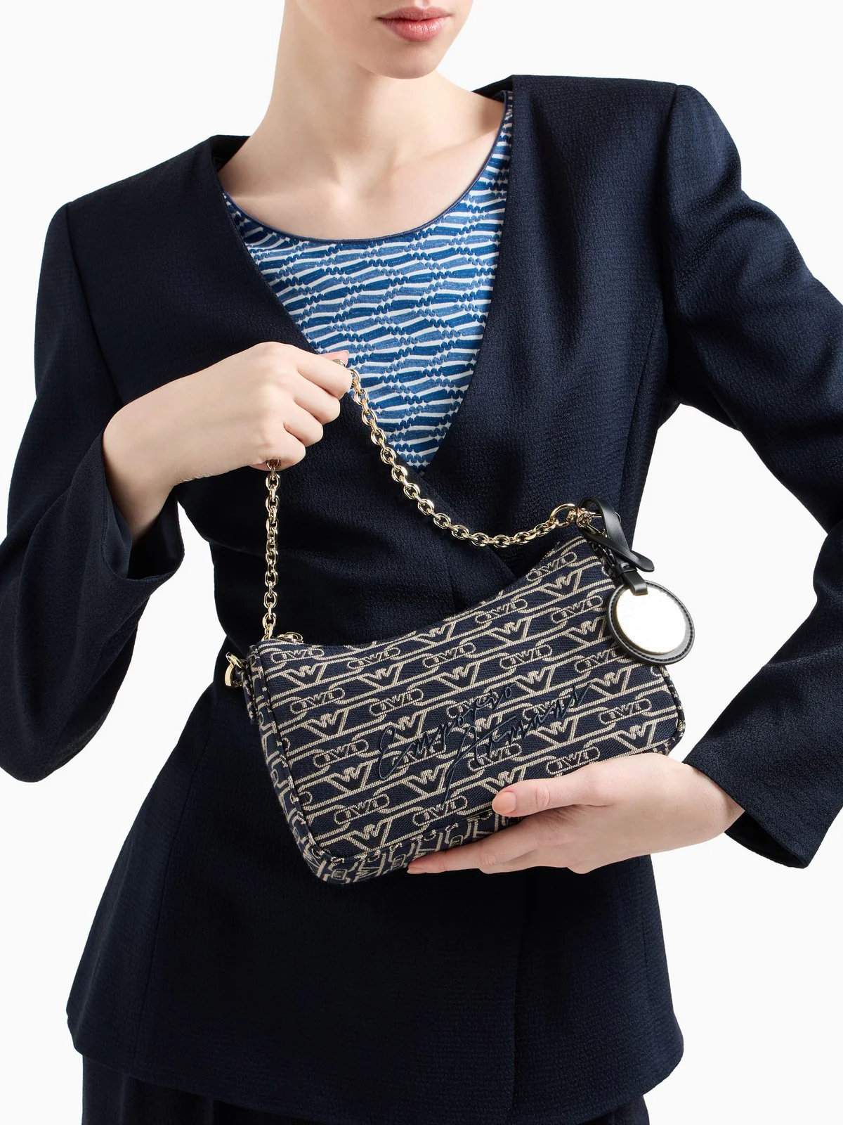 EMPORIO ARMANI Borsa Donna  EW001892 AF16095 FB237 Blu - Image 6