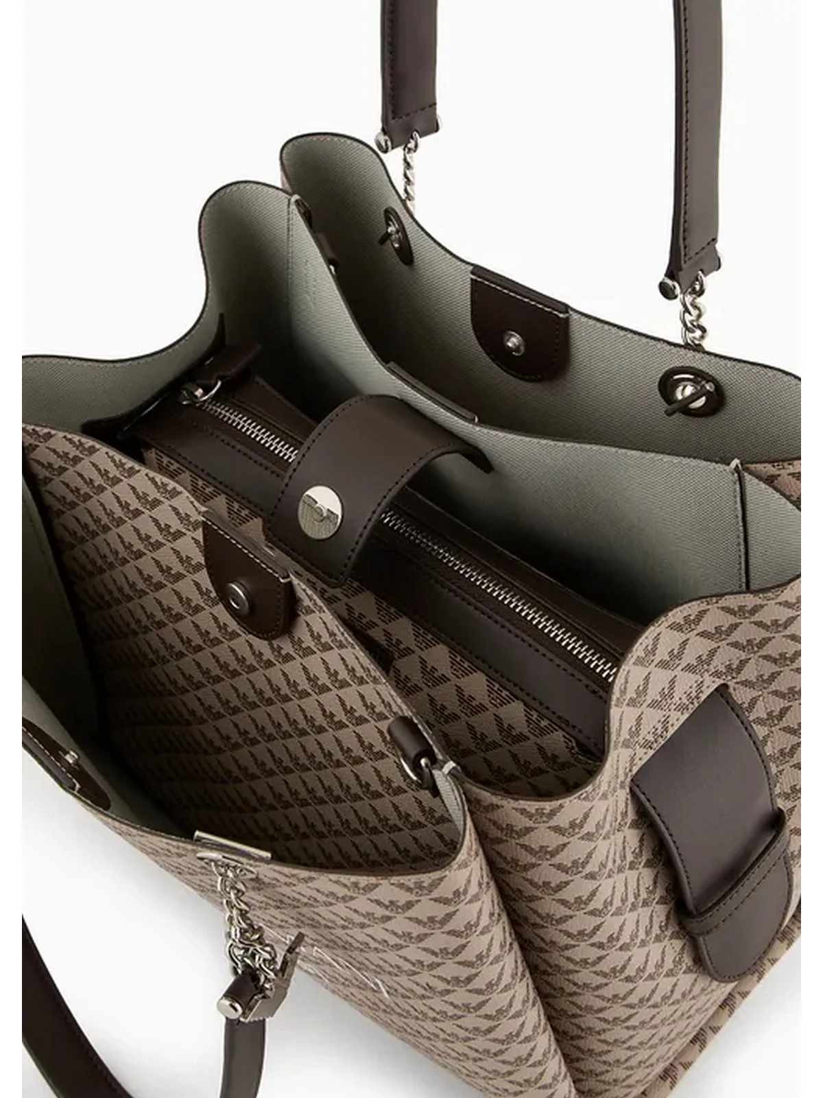 EMPORIO ARMANI Borsa Donna  Y3D158 YWS0E 80757 Marrone - Image 4