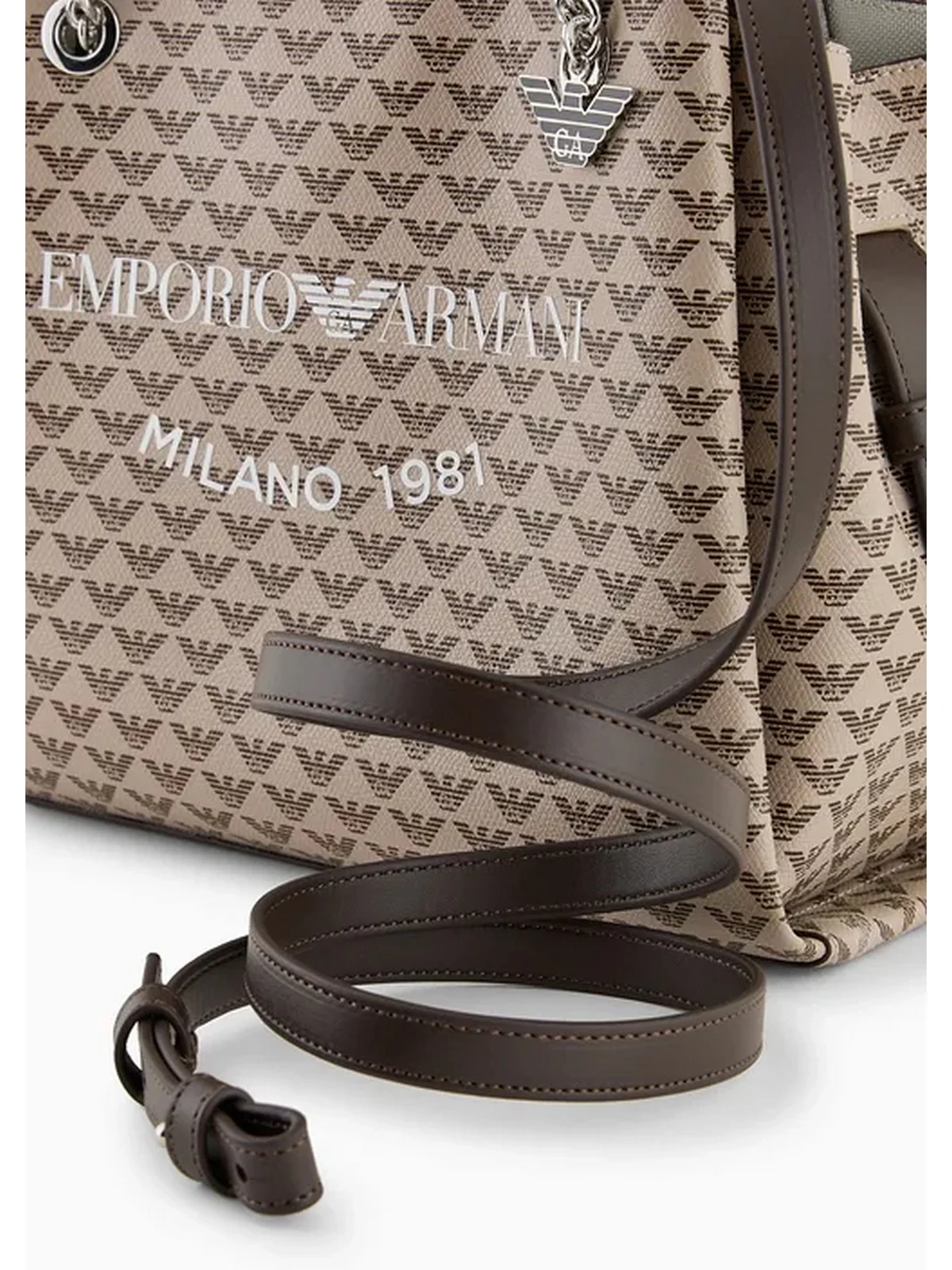 EMPORIO ARMANI Borsa Donna Y3D159 YWS0E 80757 Marrone - Image 5
