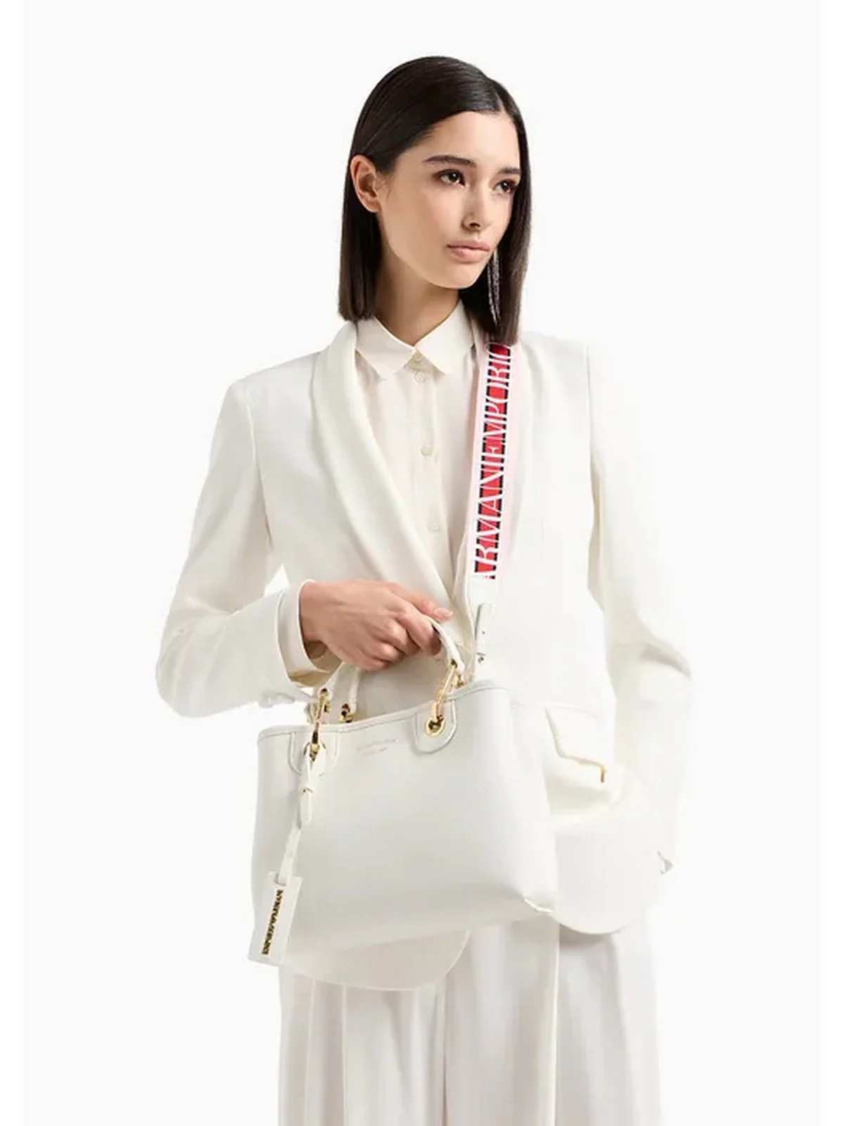 EMPORIO ARMANI Borsa Donna  Y3D166 YFO5B 85219 Bianco - Image 7