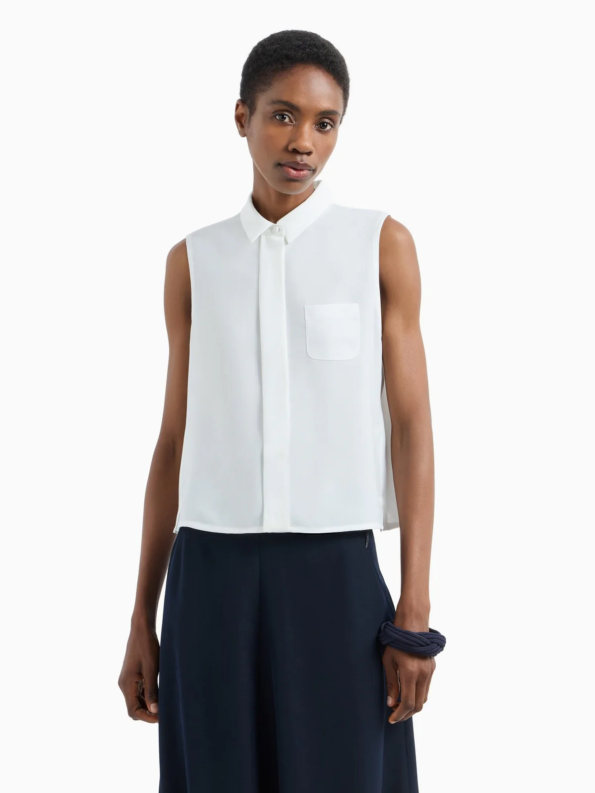 EMPORIO ARMANI Camicia Donna  EW000992 AF12696 U0006 Bianco - Image 3