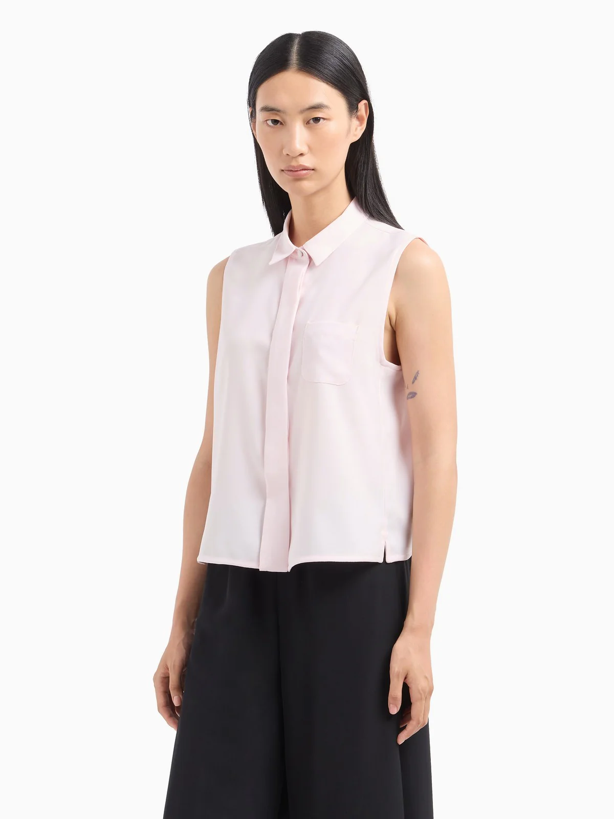 EMPORIO ARMANI Camicia Donna  EW000992 AF12696 UA205 Rosa - Image 3