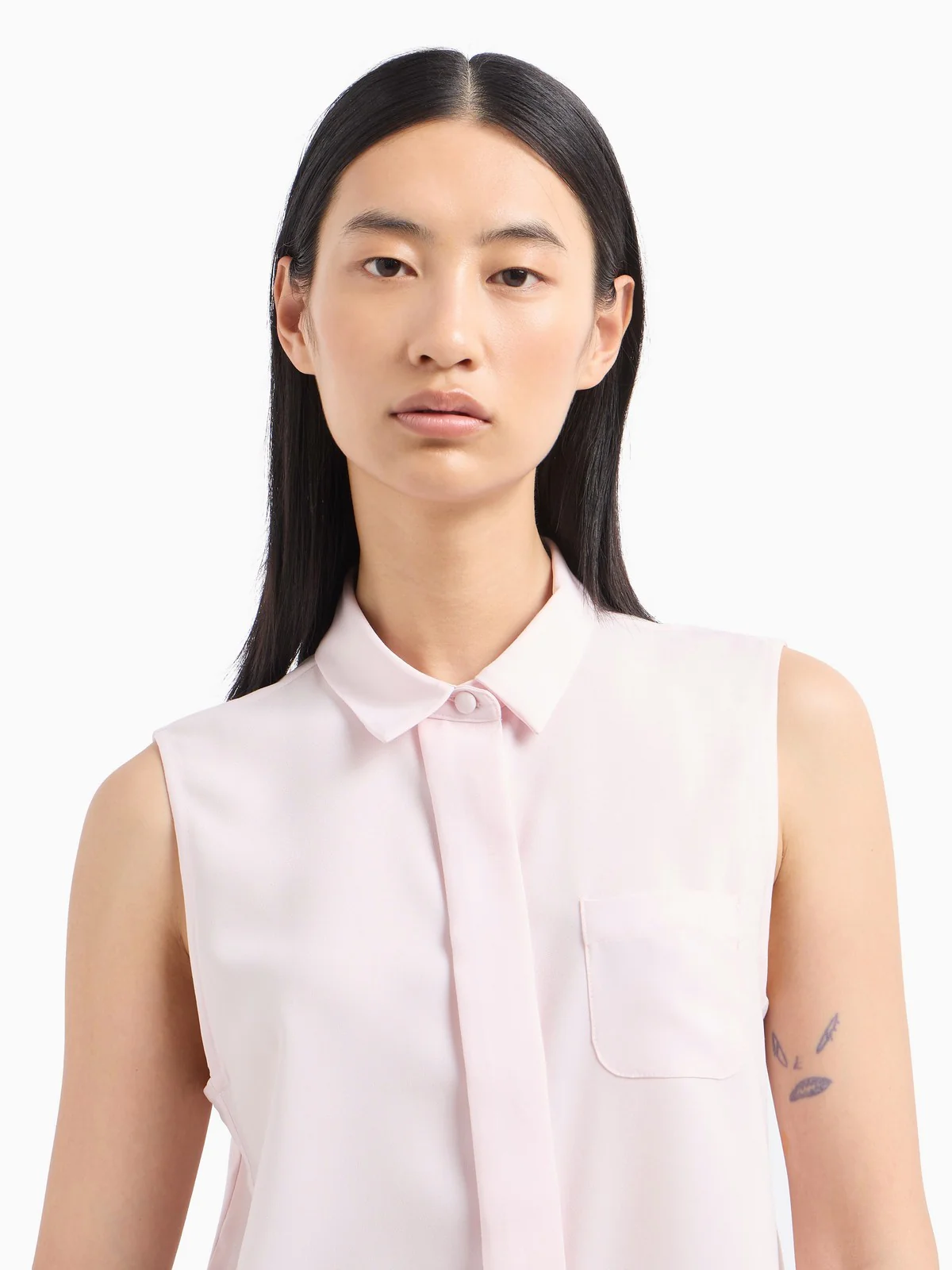 EMPORIO ARMANI Camicia Donna  EW000992 AF12696 UA205 Rosa - Image 4
