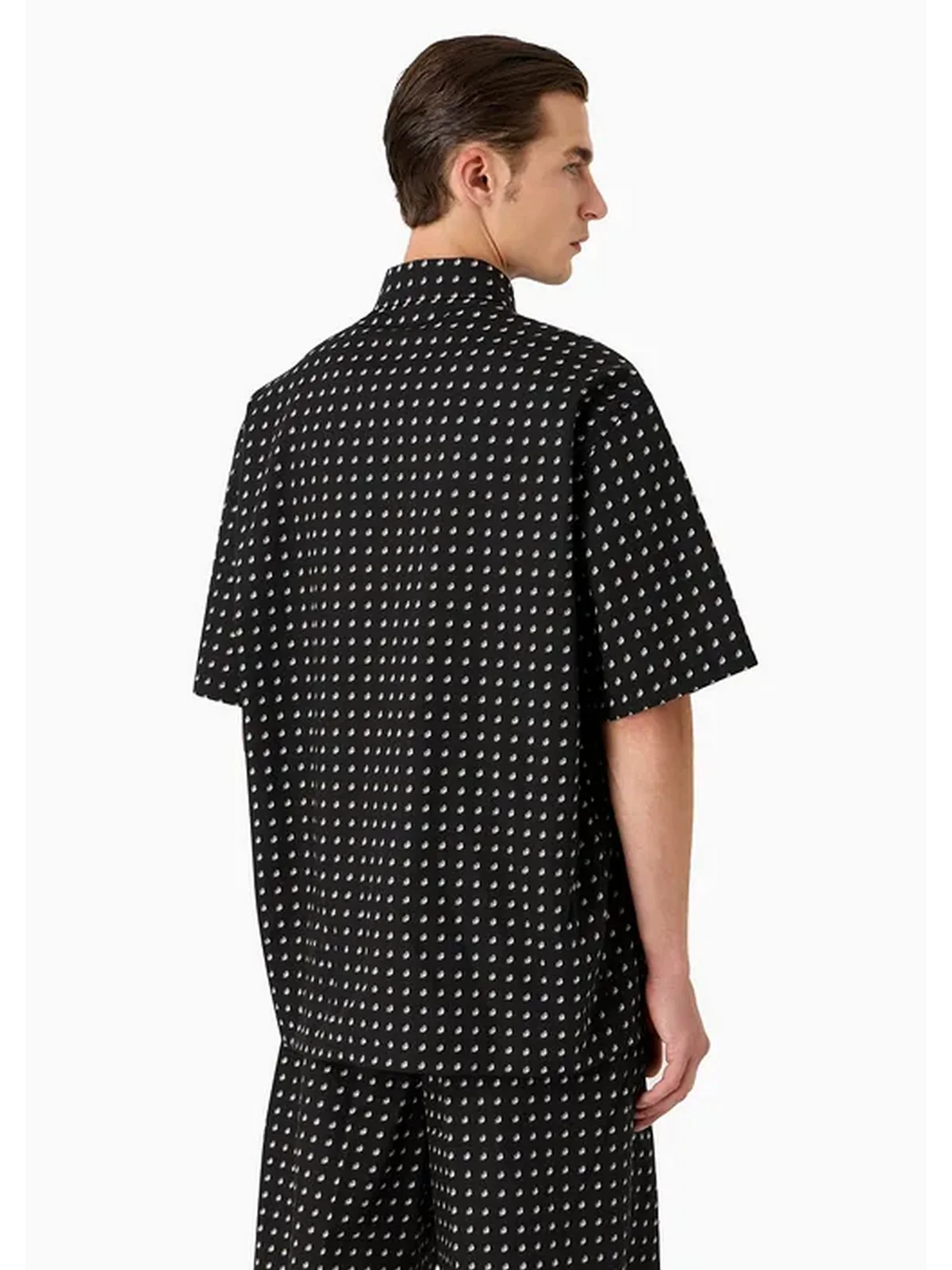 EMPORIO ARMANI Camicia Uomo 3D1CG7 1NRDZ F013 Nero - Image 3